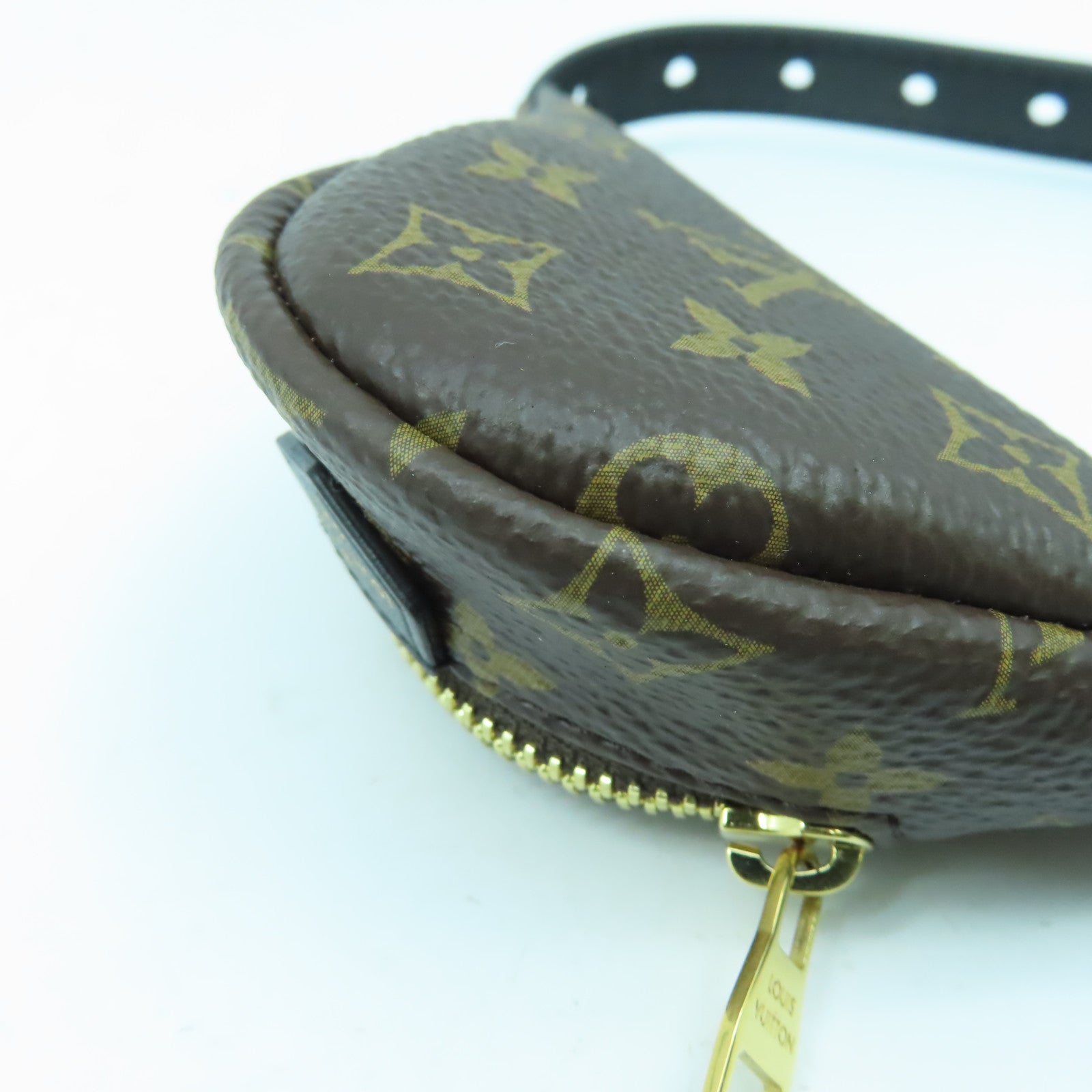 LOUIS VUITTON Monogram Party Bum Bag金扣手鐲啡色