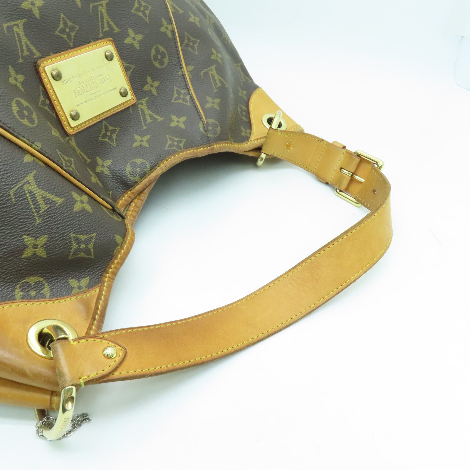 LOUIS VUITTON Monogram Galliera GM金扣肩背袋啡色
