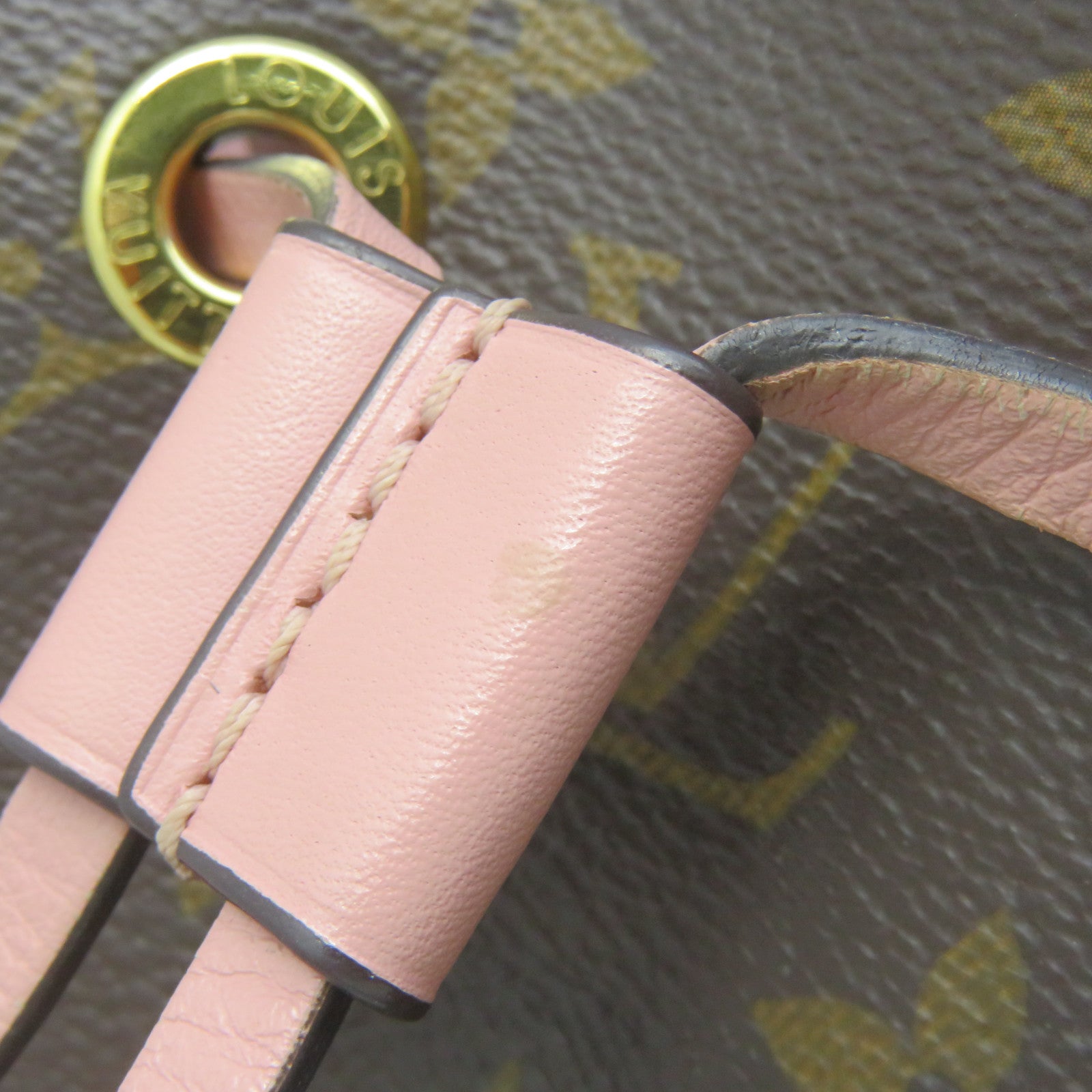 LOUIS VUITTON Monogram Neo Noe MM Shoulder Bag Brown/Pink