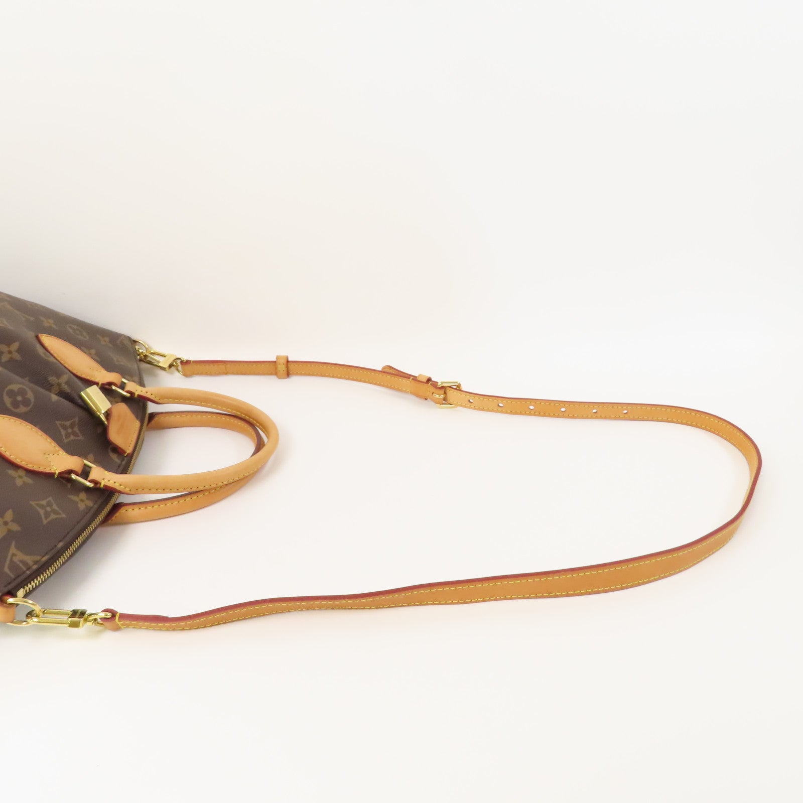 LOUIS VUITTON Monogram Boetie PM金扣手挽肩背兩用袋啡色