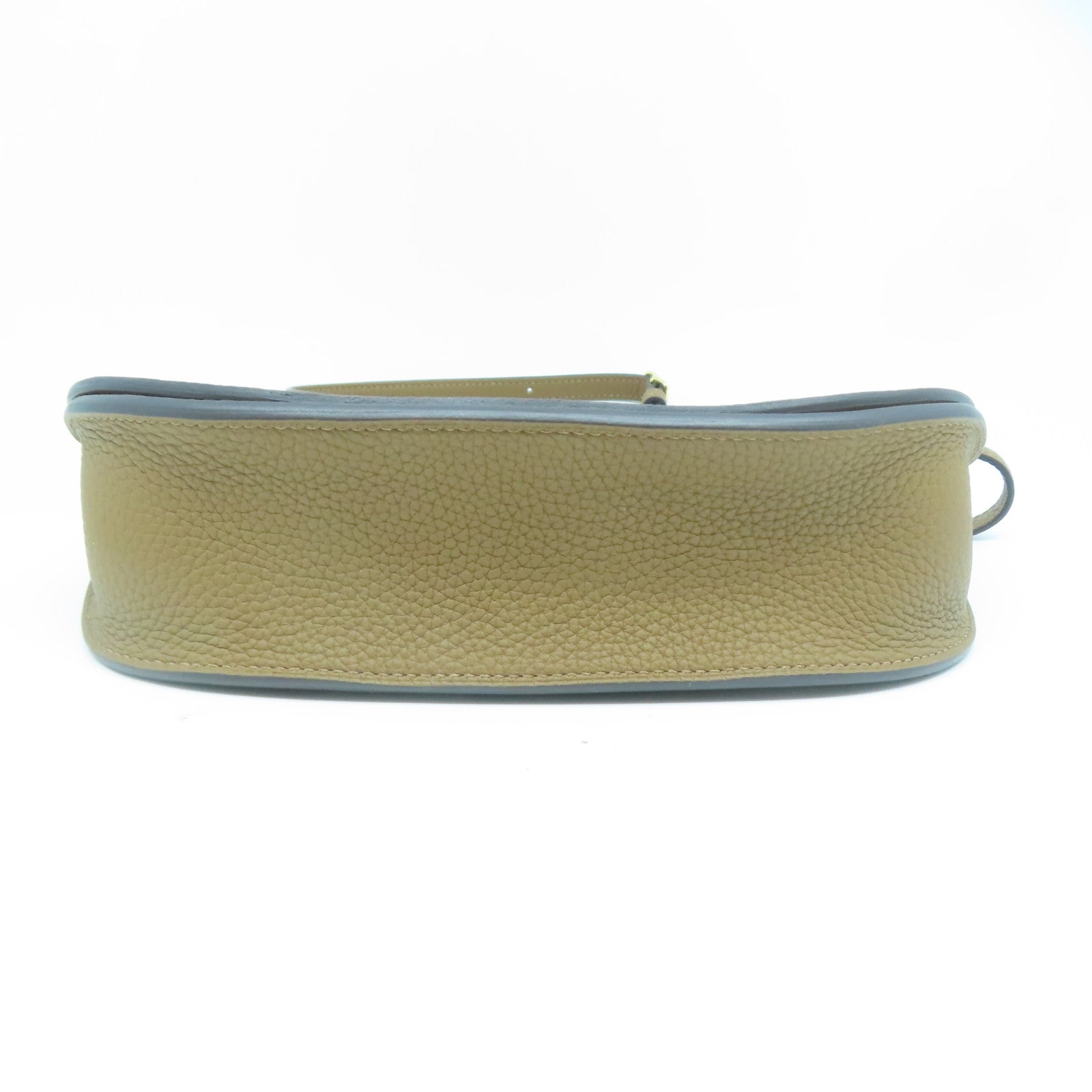 HERMES Taurillon Clemence皮革/Chevre Mysore皮革Sac Saut 25肩背袋啡色/黑色/白色