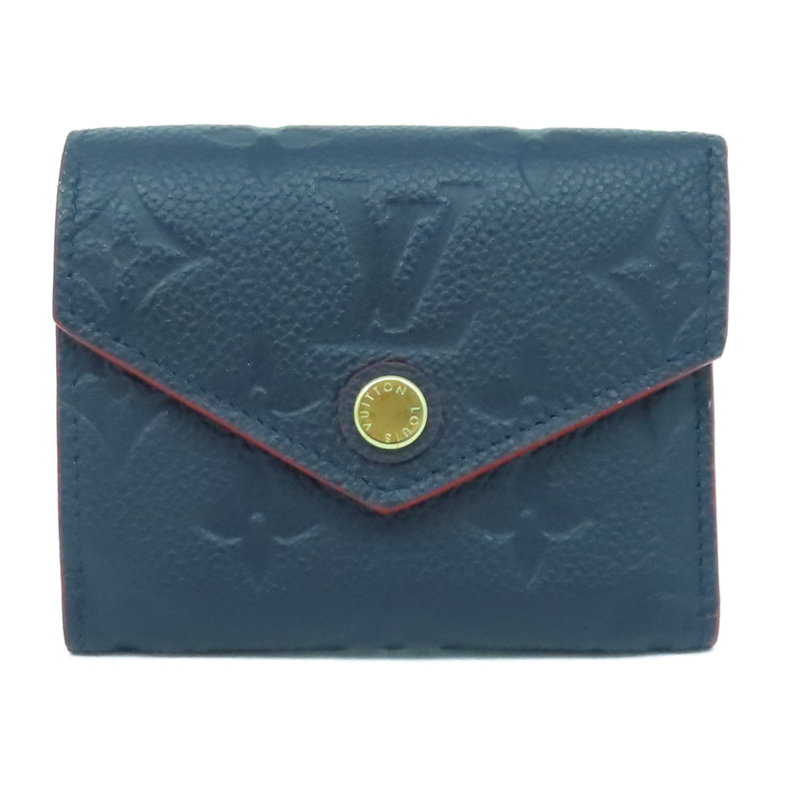 LOUIS VUITTON Monogram Empreinte Zoe Wallet金扣錢包黑色