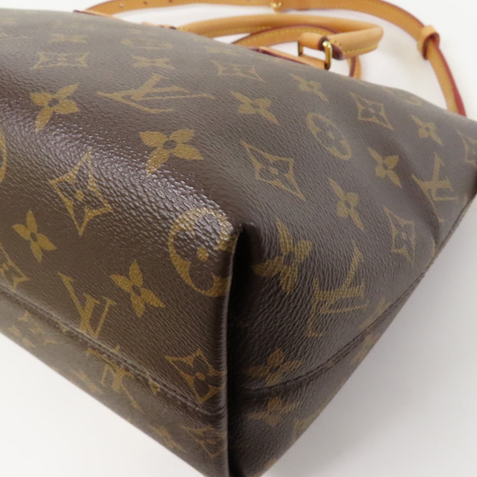 LOUIS VUITTON Monogram Boetie PM金扣手挽肩背兩用袋啡色