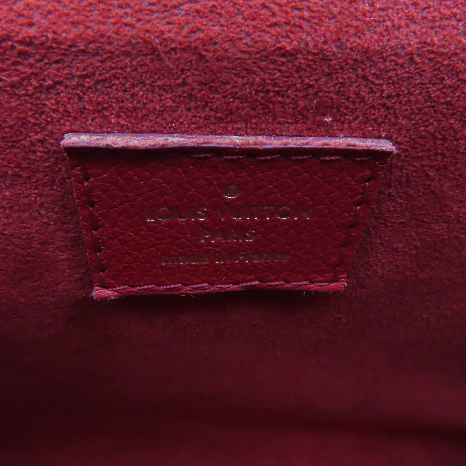 LOUIS VUITTON Monogram Victoire Chain Shoulder Bag金扣連帶肩背袋啡色/紅色