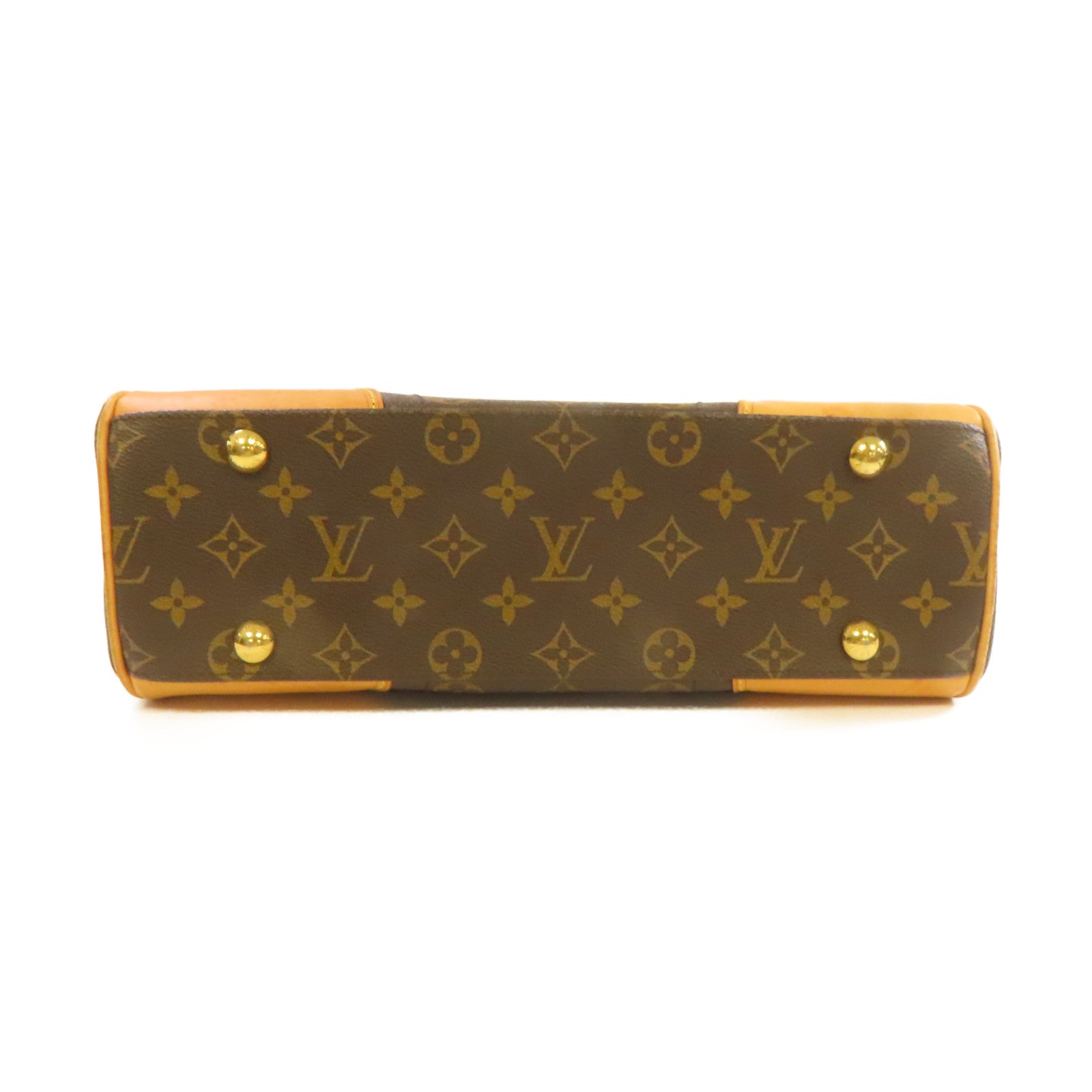 LOUIS VUITTON Monogram Beverly MM Shoulder Bag金扣肩背袋啡色