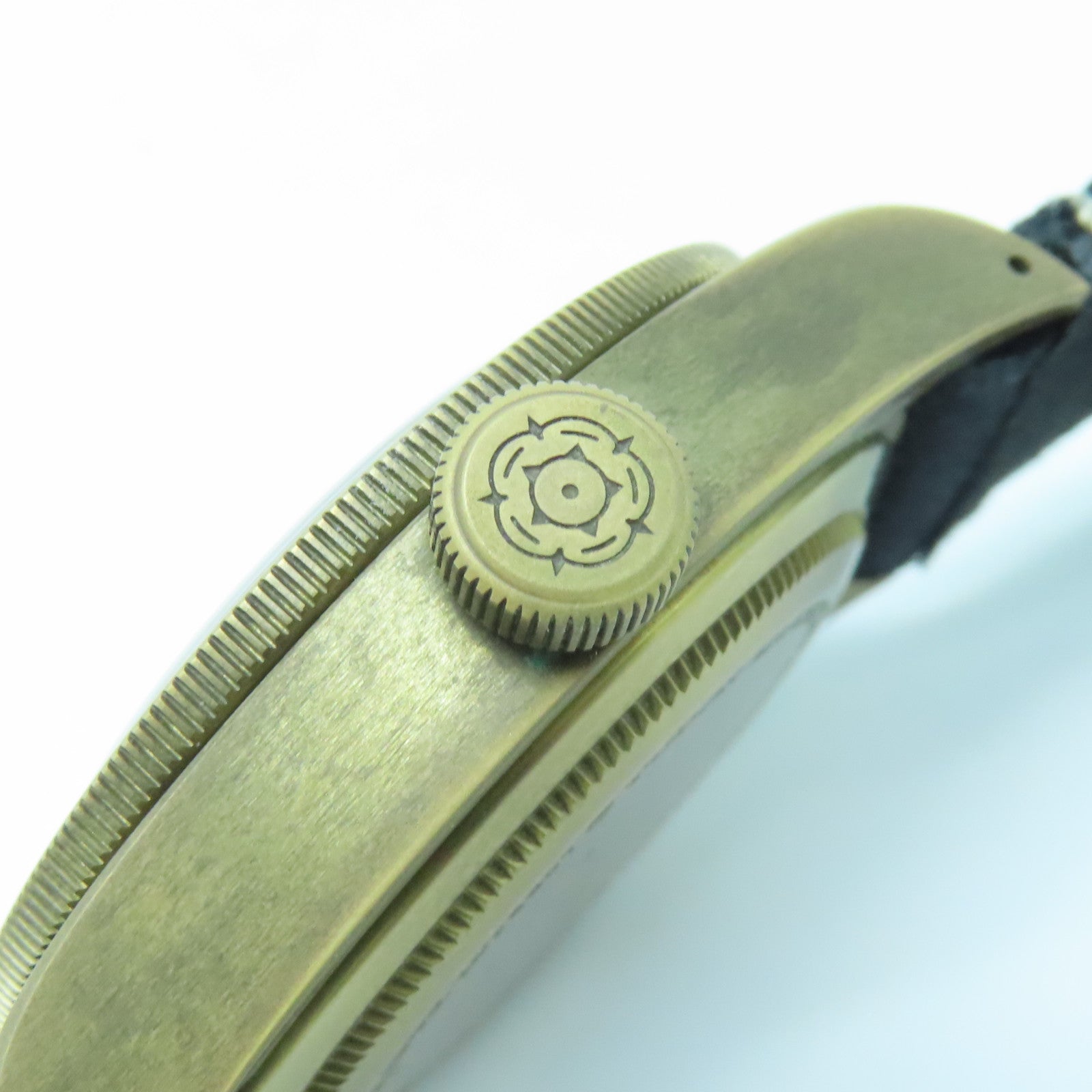 TUDOR Black Bay Bronze Bronze/Leather Band Watch Automatic Movement Black