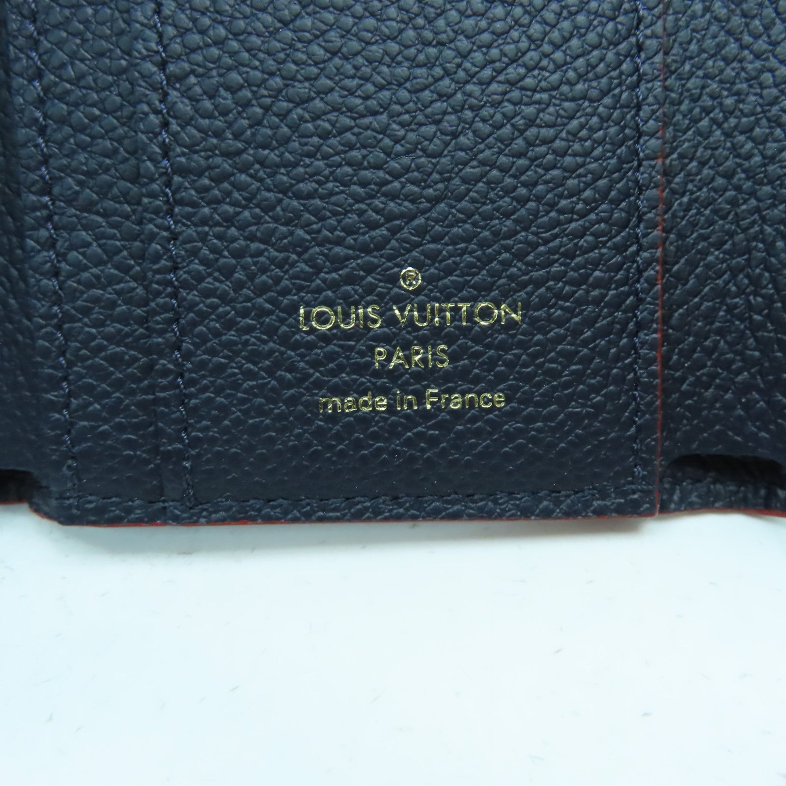 LOUIS VUITTON Monogram Empreinte Zoe Wallet金扣錢包黑色