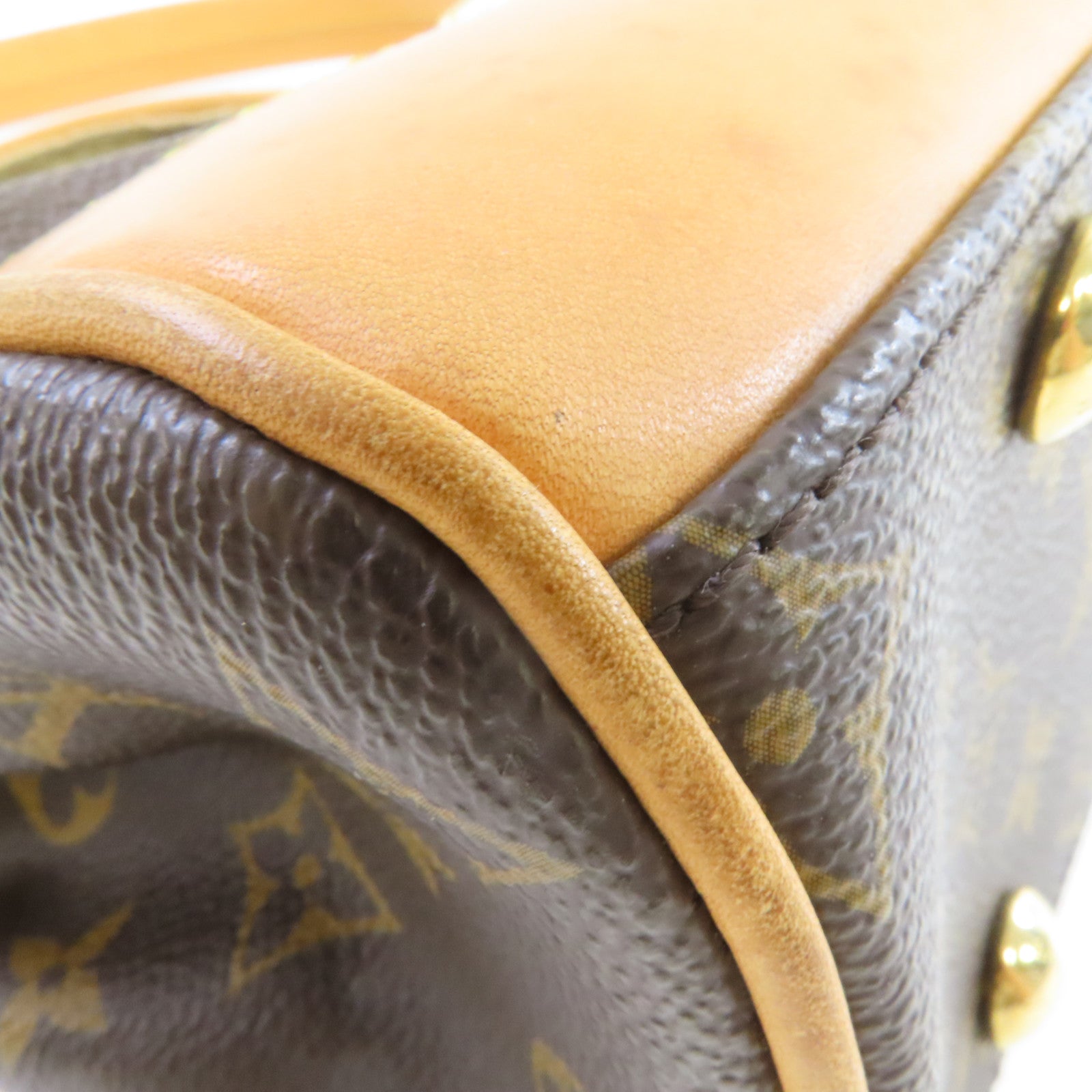 LOUIS VUITTON Monogram Beverly MM Shoulder Bag金扣肩背袋啡色