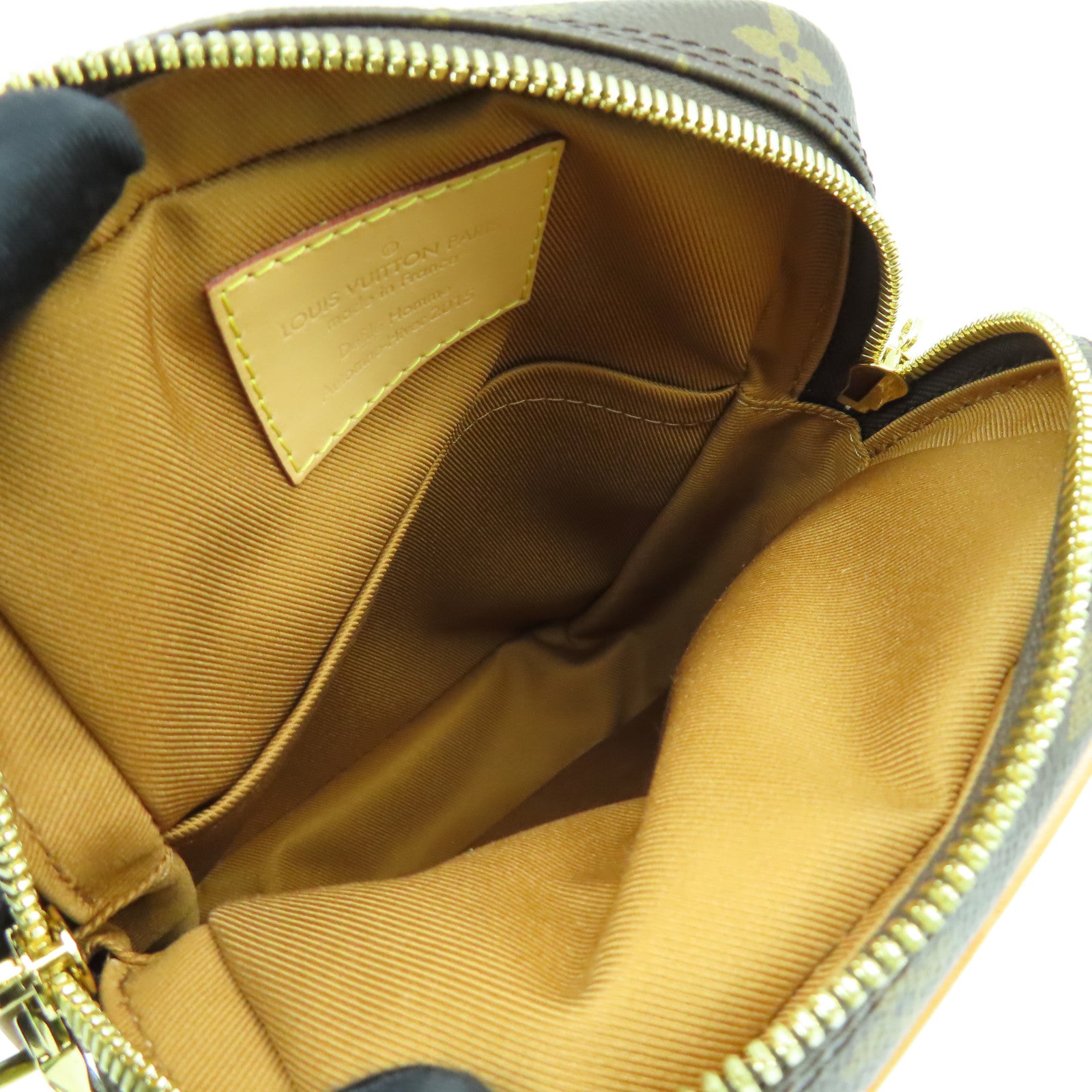 LOUIS VUITTON Monogram Christopher Nemeth Amazon金扣肩背袋棕色
