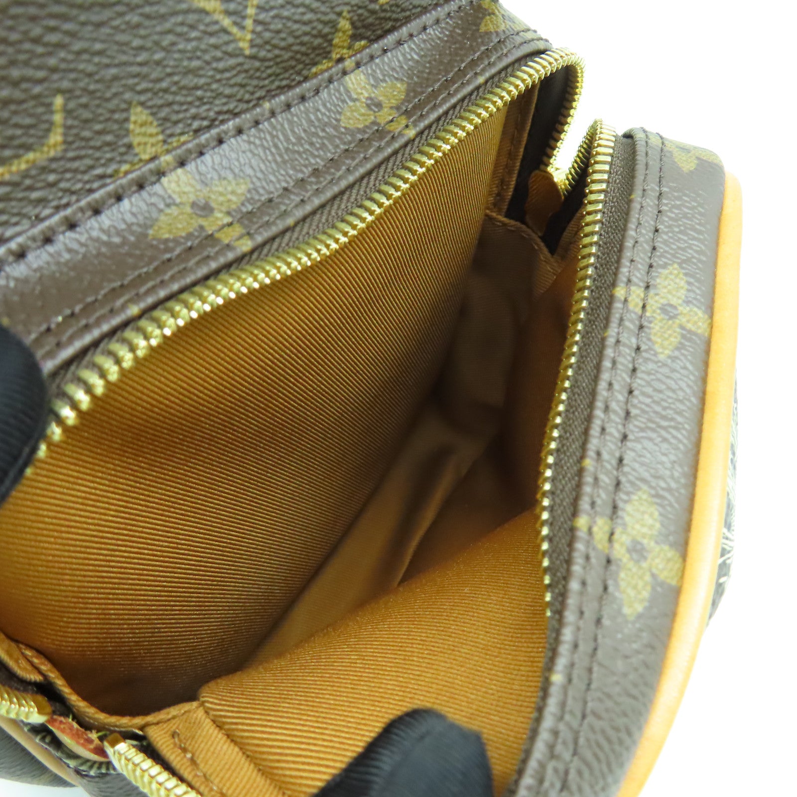 LOUIS VUITTON Monogram Christopher Nemeth Amazon金扣肩背袋棕色