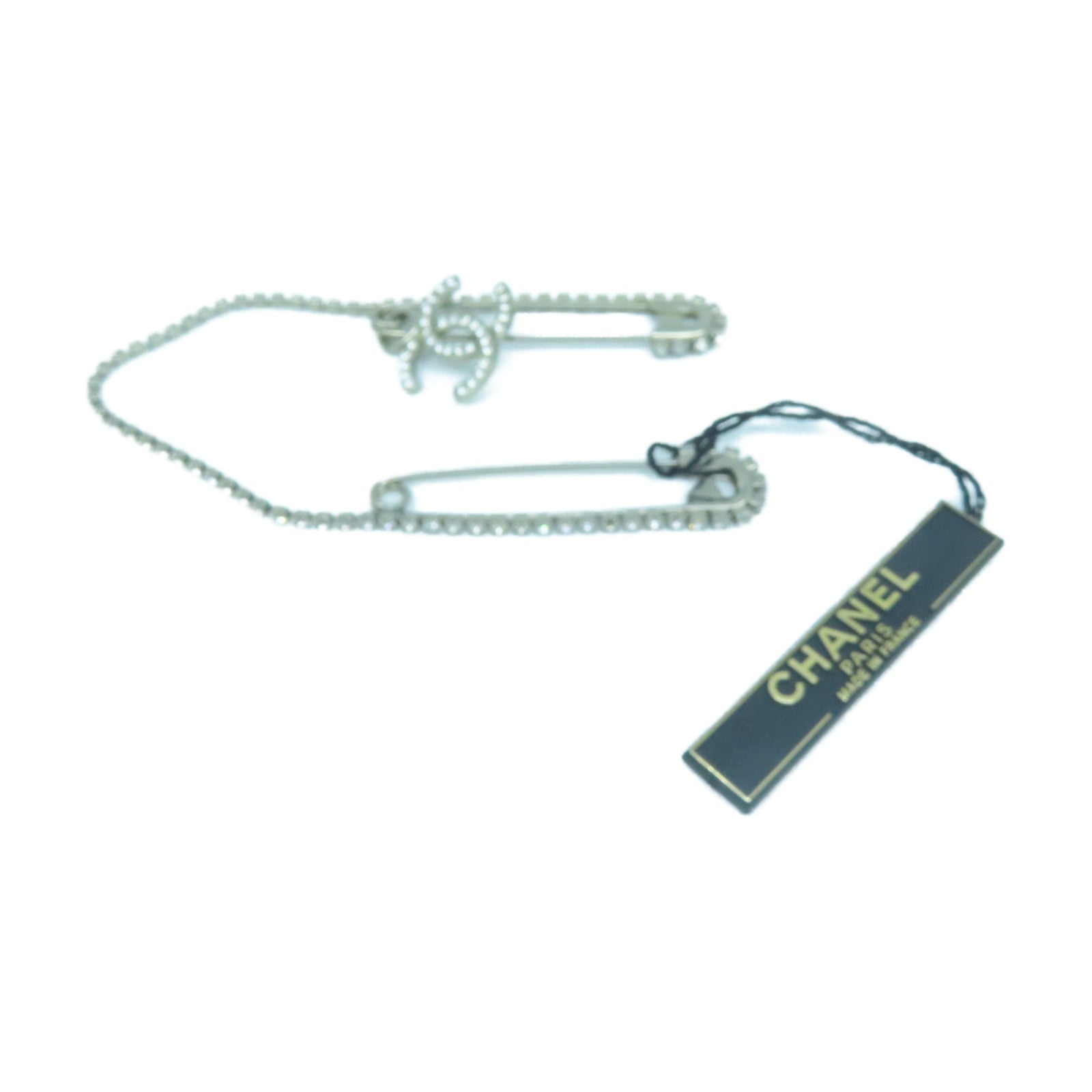 CHANEL 【激減優惠】金屬Brooch銀扣胸針銀色