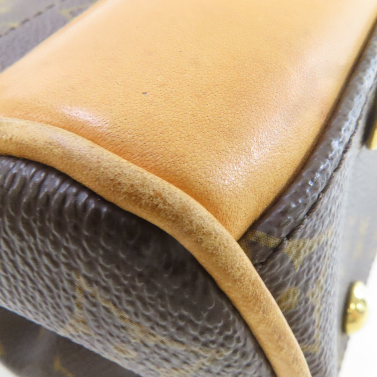 LOUIS VUITTON Monogram Beverly MM Shoulder Bag金扣肩背袋啡色
