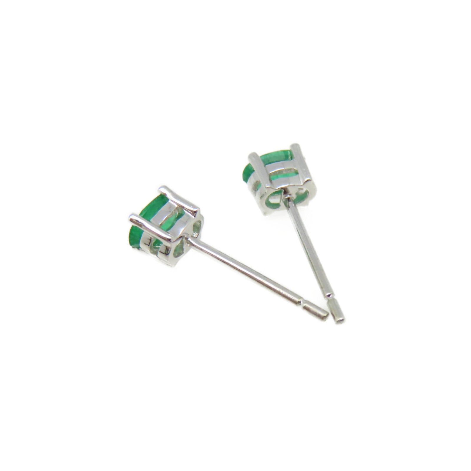 JEWELRY 【激減優惠】18K白金Emerald Earrings綠寶石耳環