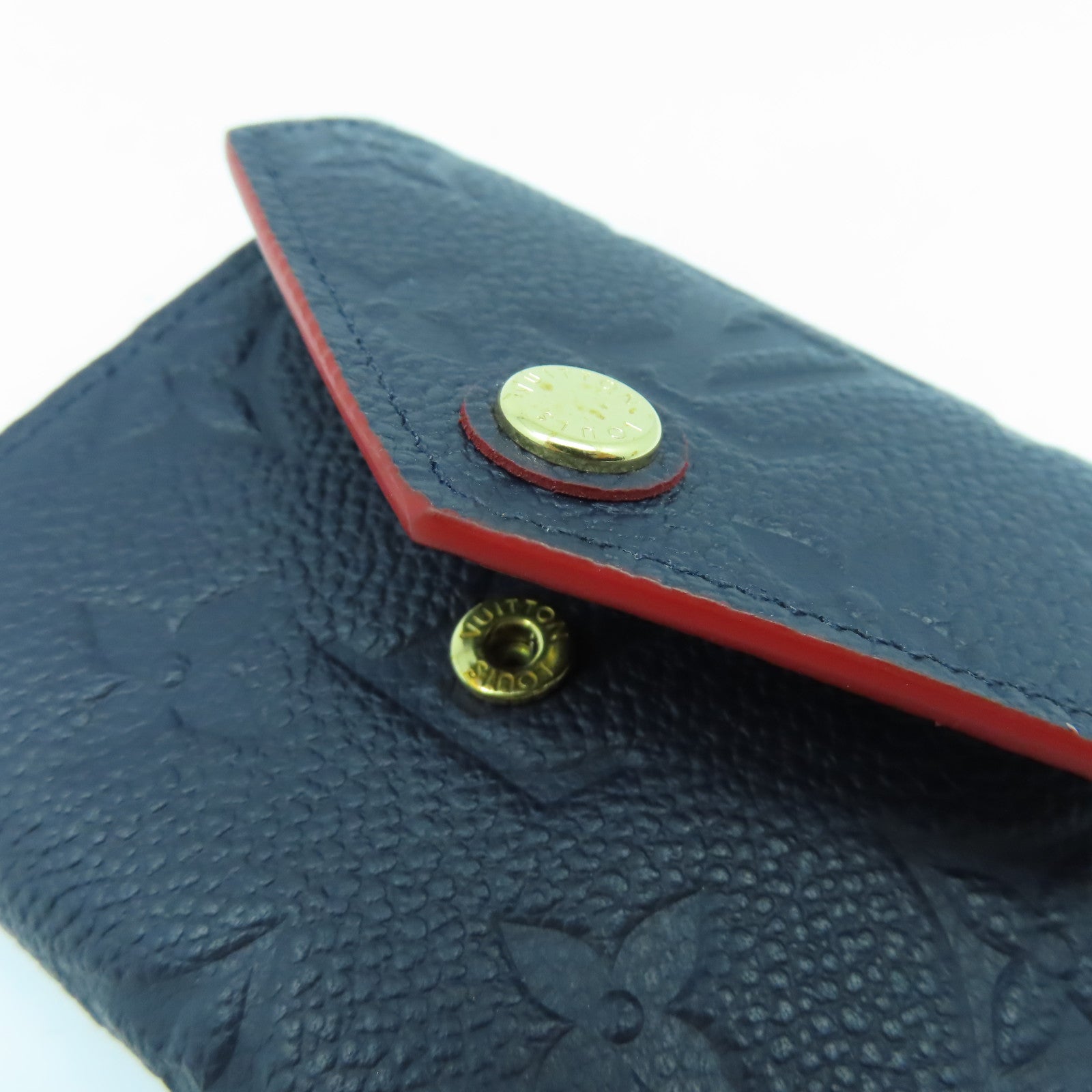 LOUIS VUITTON Monogram Empreinte Zoe Wallet金扣錢包黑色