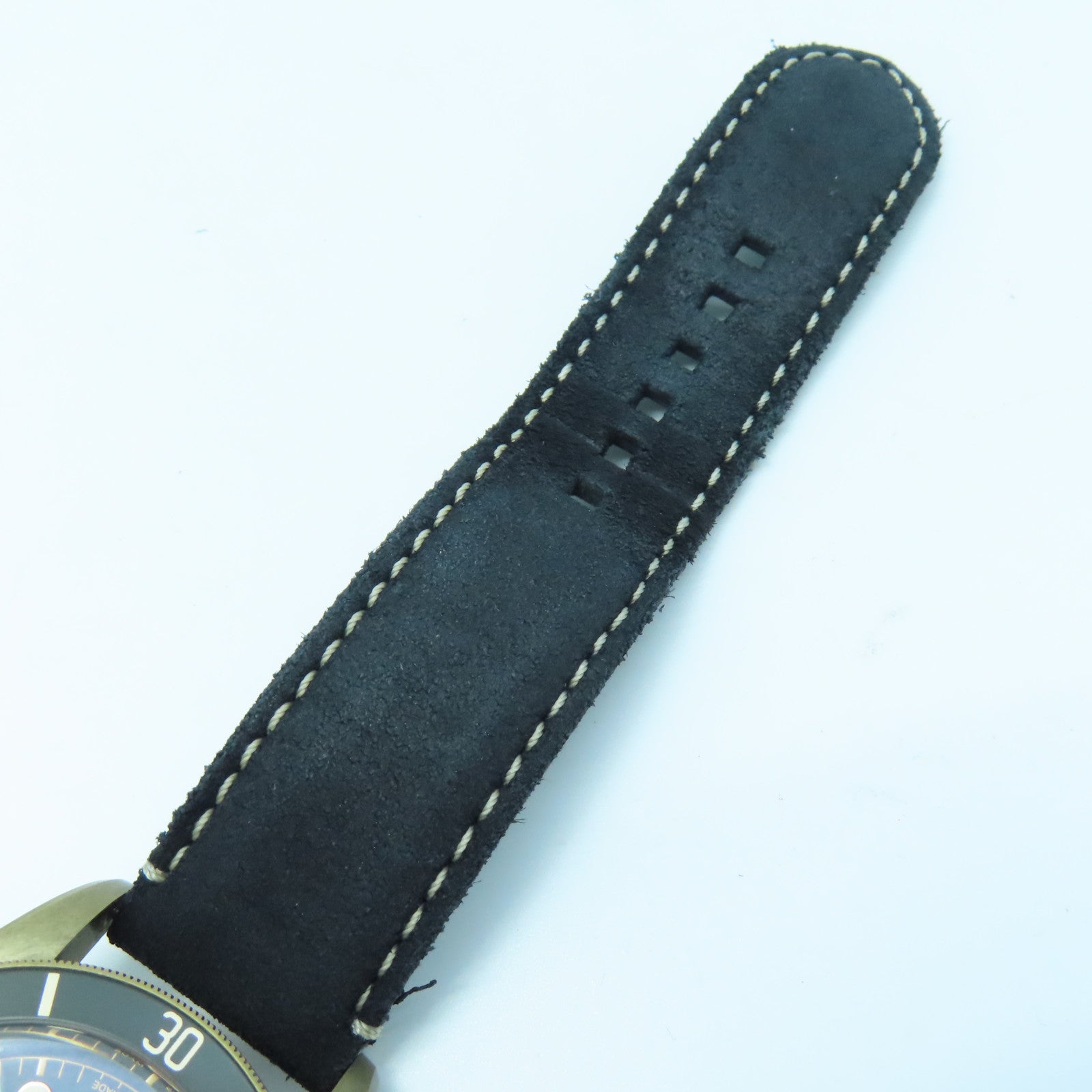 TUDOR Black Bay Bronze Bronze/Leather Band Watch Automatic Movement Black