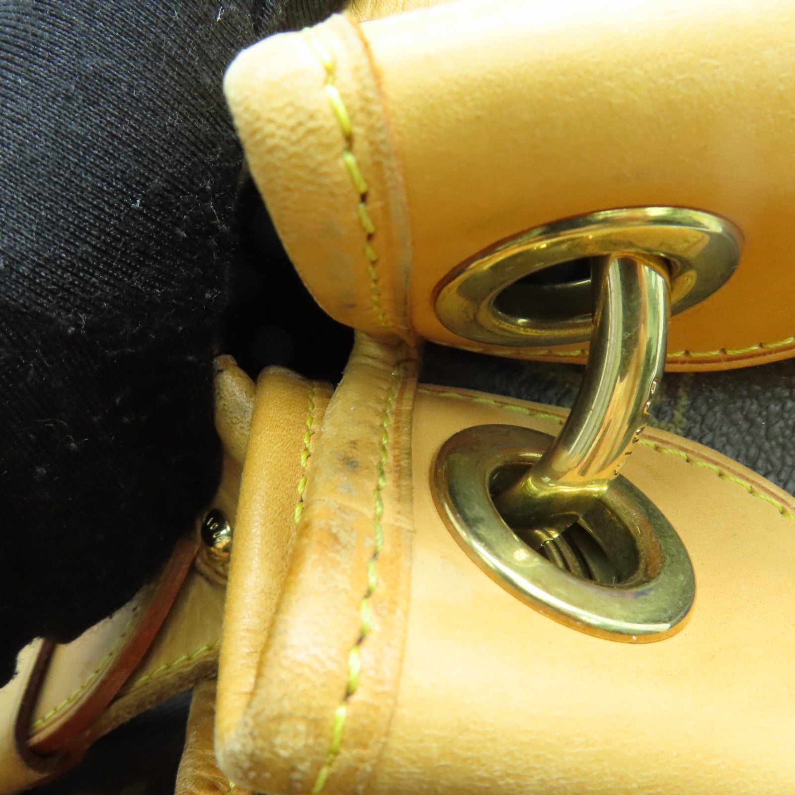 LOUIS VUITTON Monogram Galliera GM金扣肩背袋啡色