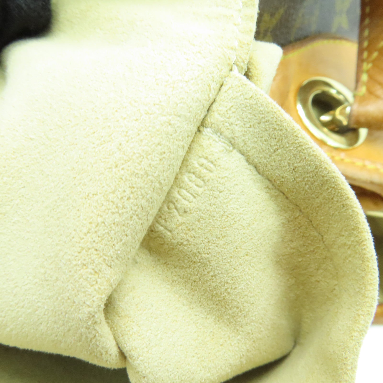 LOUIS VUITTON Monogram Galliera GM金扣肩背袋啡色