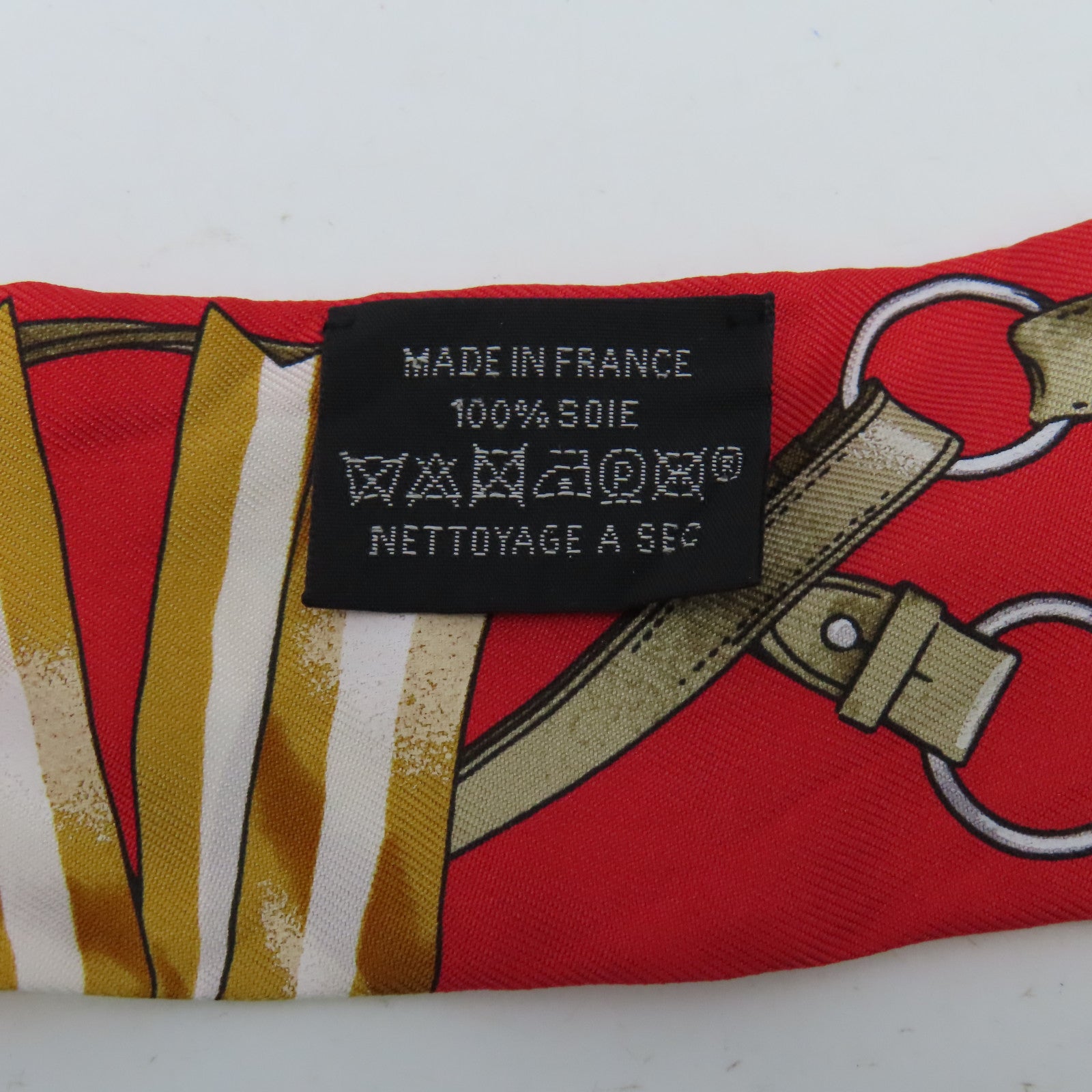 HERMES 【激減優惠】絲質Twilly Scarf絲巾紅色
