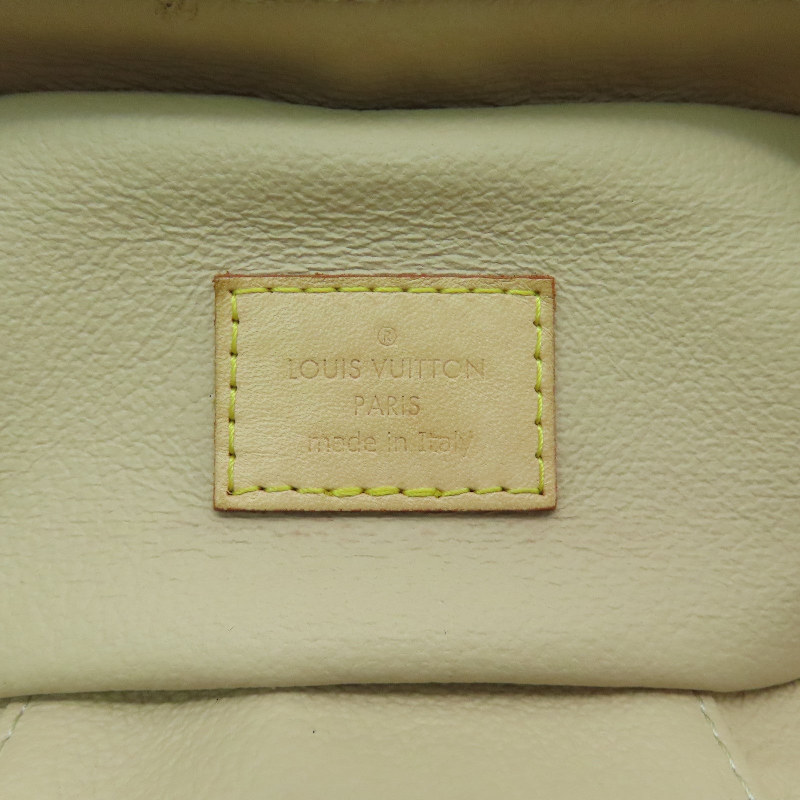 LOUIS VUITTON Monogram Nice Nano金扣化妝袋啡色