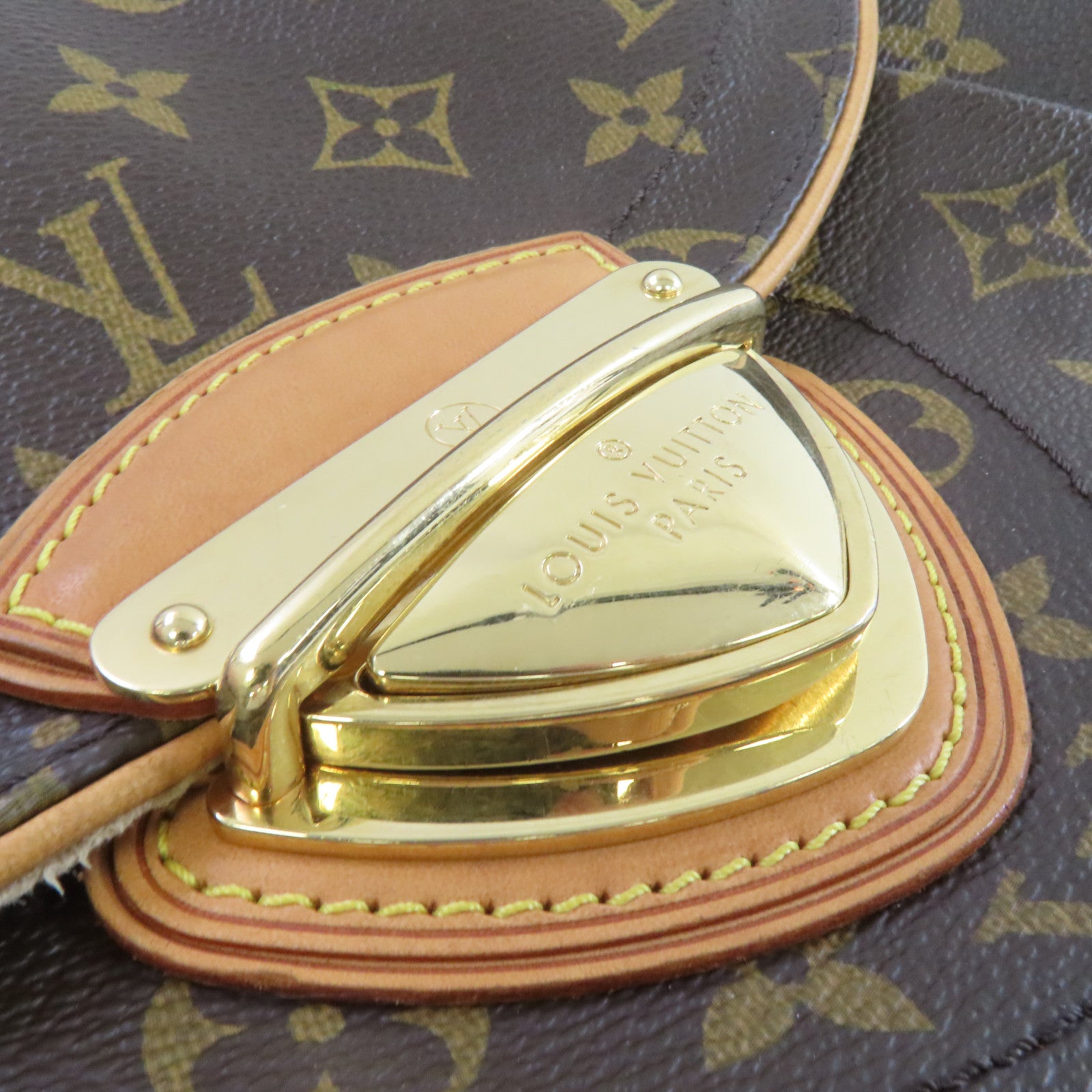 LOUIS VUITTON Monogram Beverly MM Shoulder Bag金扣肩背袋啡色