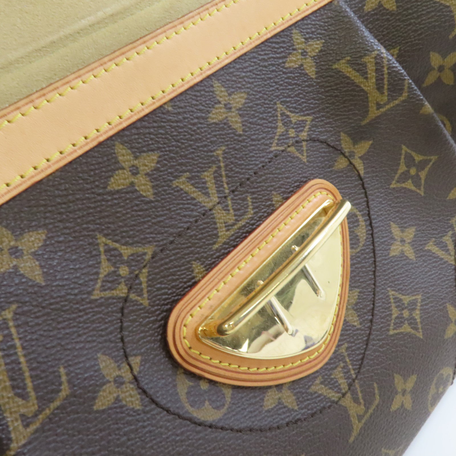 LOUIS VUITTON Monogram Beverly MM Shoulder Bag金扣肩背袋啡色
