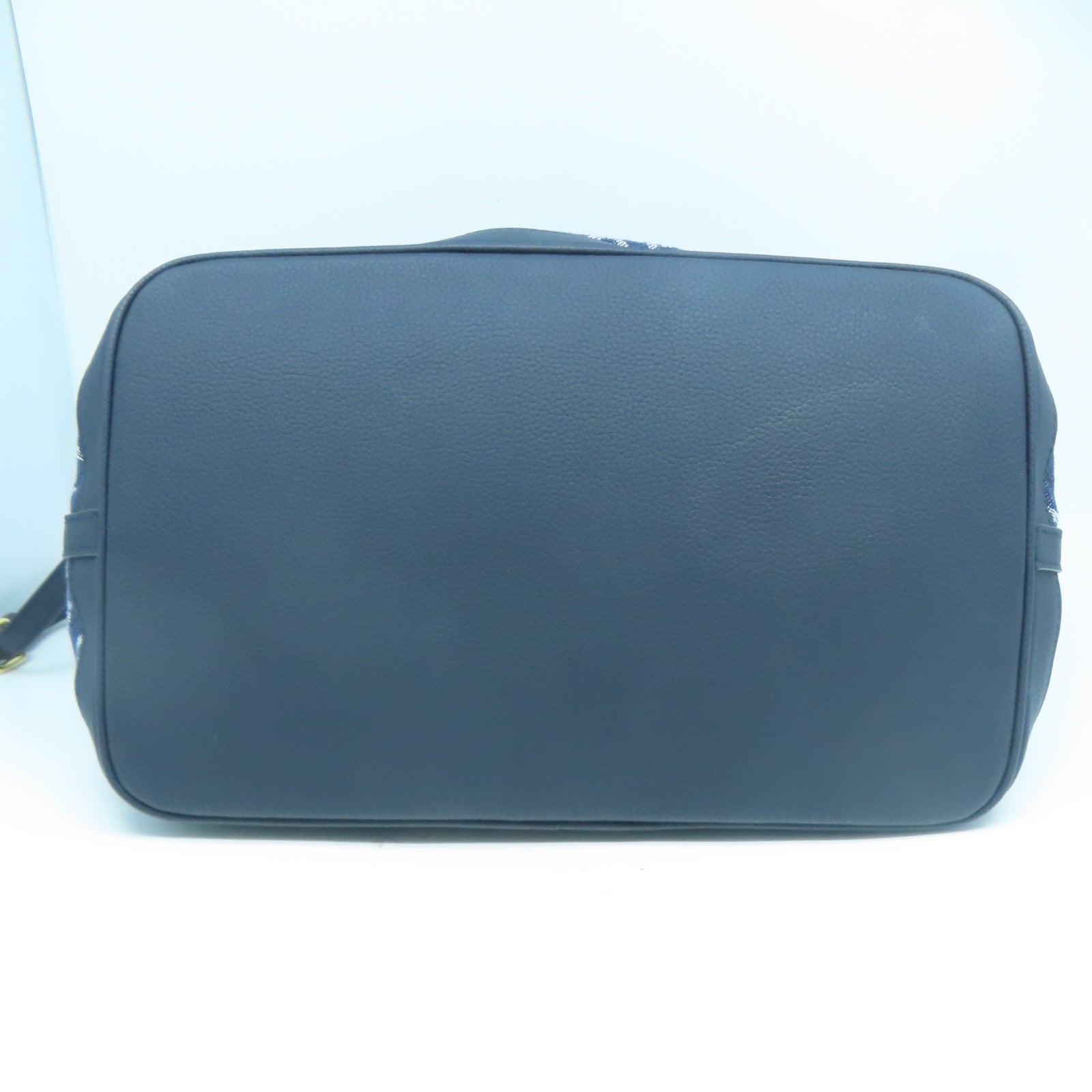 LOUIS VUITTON Monogram Denim Noefle MM金扣手挽肩背兩用袋藍色