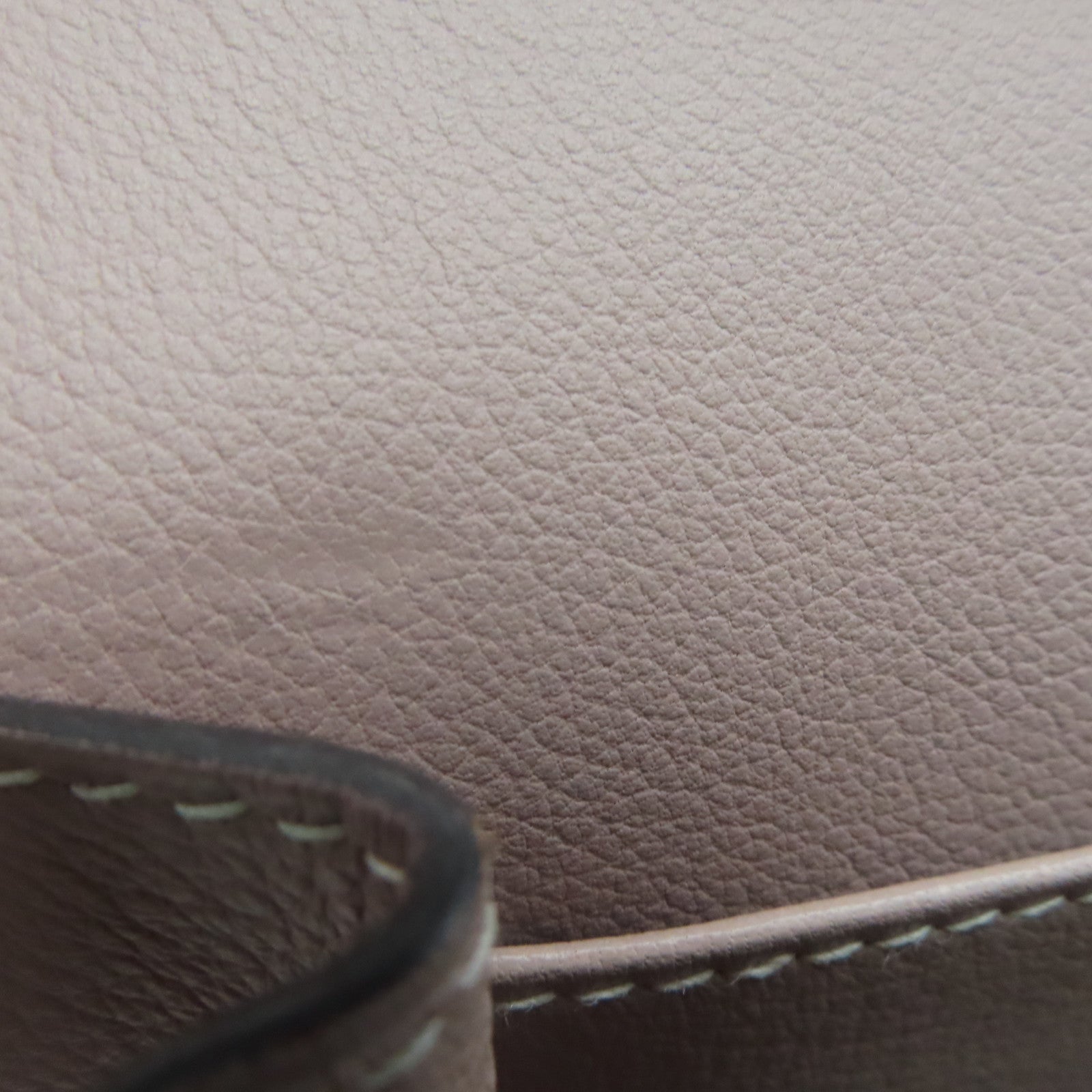 HERMES Evercolor皮革Roulis 23金扣肩背袋Glycine褐色