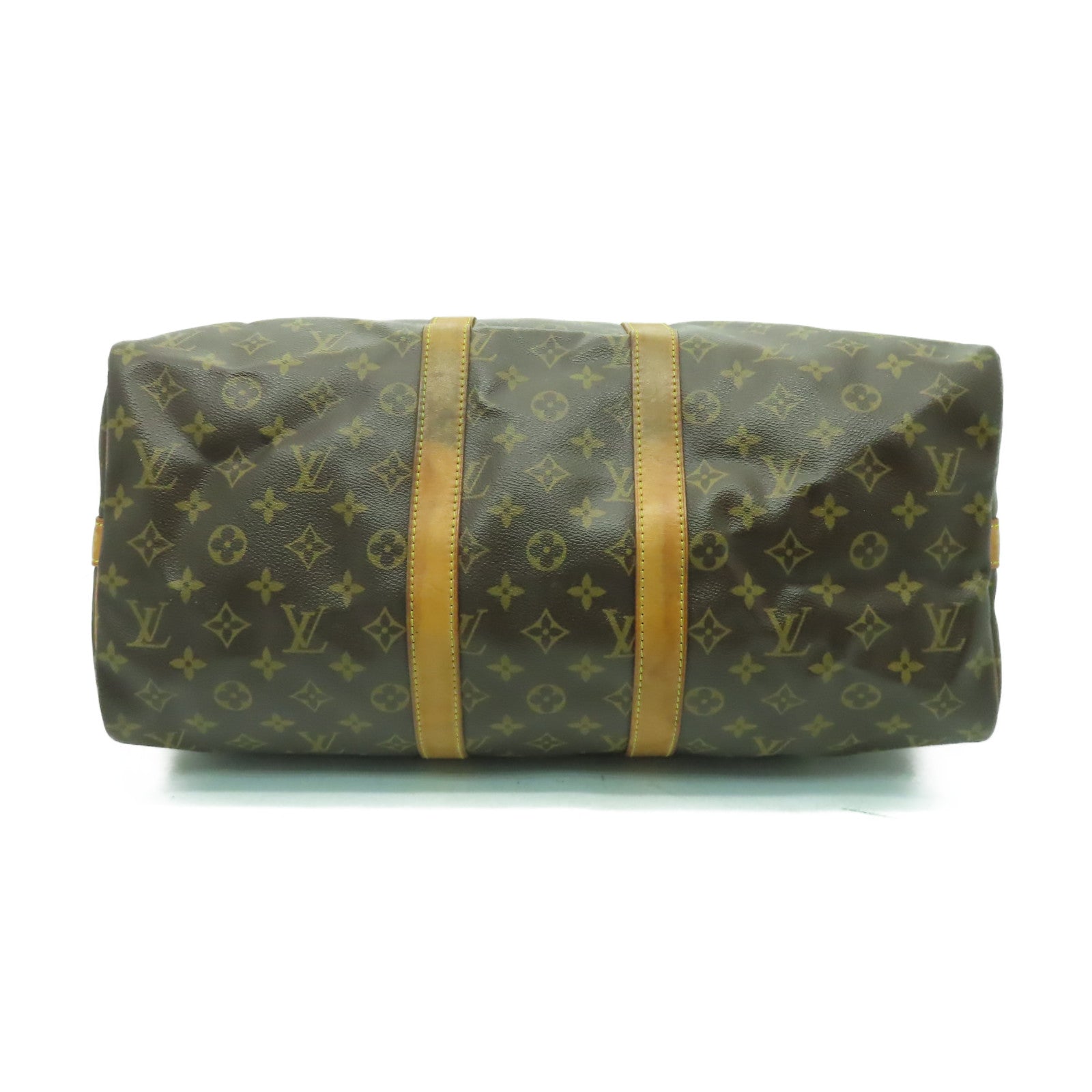 LOUIS VUITTON 【激減優惠】Monogram Keepall 45 Bandouliere金扣波士頓包棕色