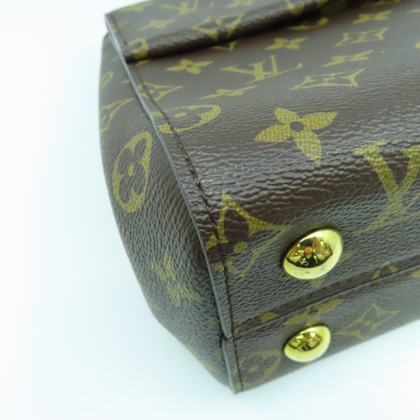 LOUIS VUITTON Monogram Cluny BB金扣手挽肩背兩用袋啡色