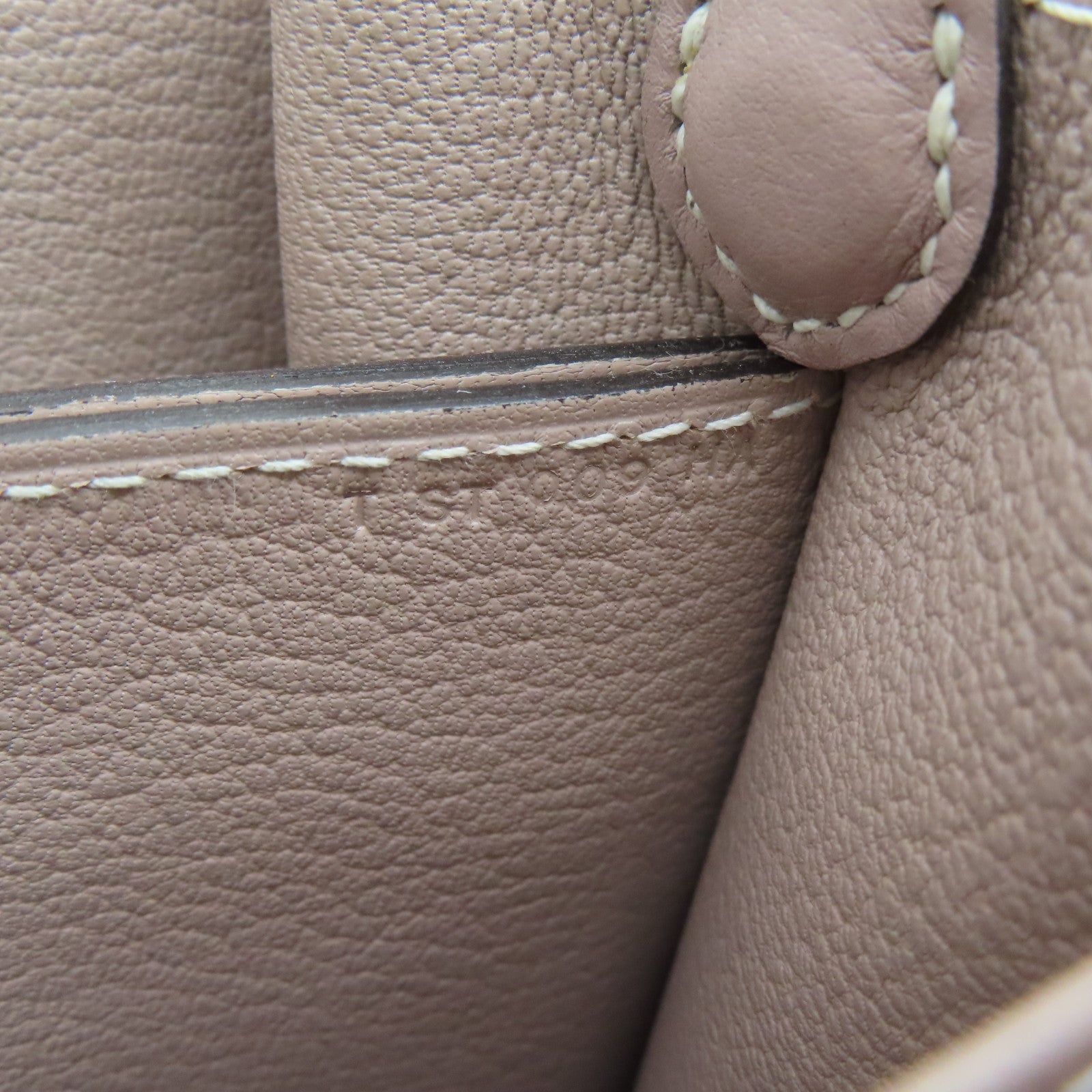 HERMES Evercolor皮革Roulis 23金扣肩背袋Glycine褐色