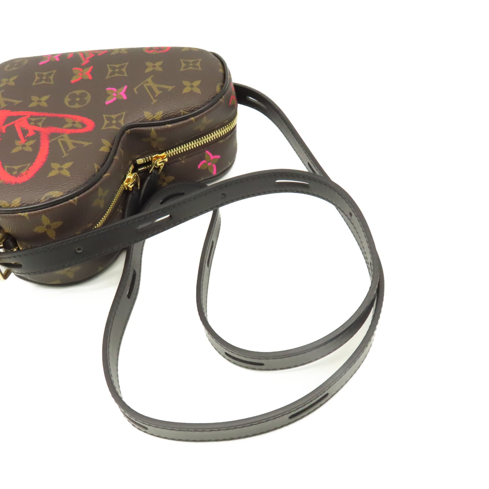 LOUIS VUITTON Monogram Fall In Love Sac Coeur Shoulder Bag肩背袋啡色
