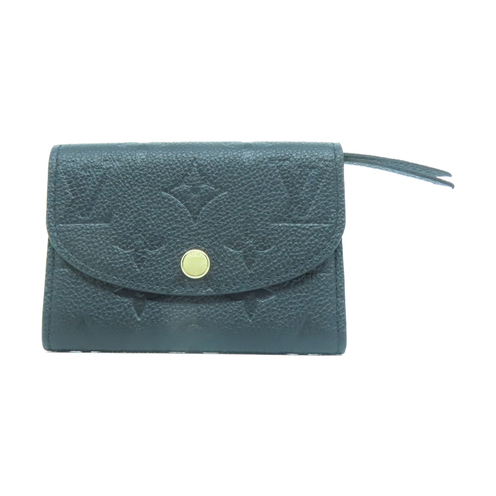 LOUIS VUITTON Monogram Empreinte Rosalie Coin Purse金扣零錢包黑色