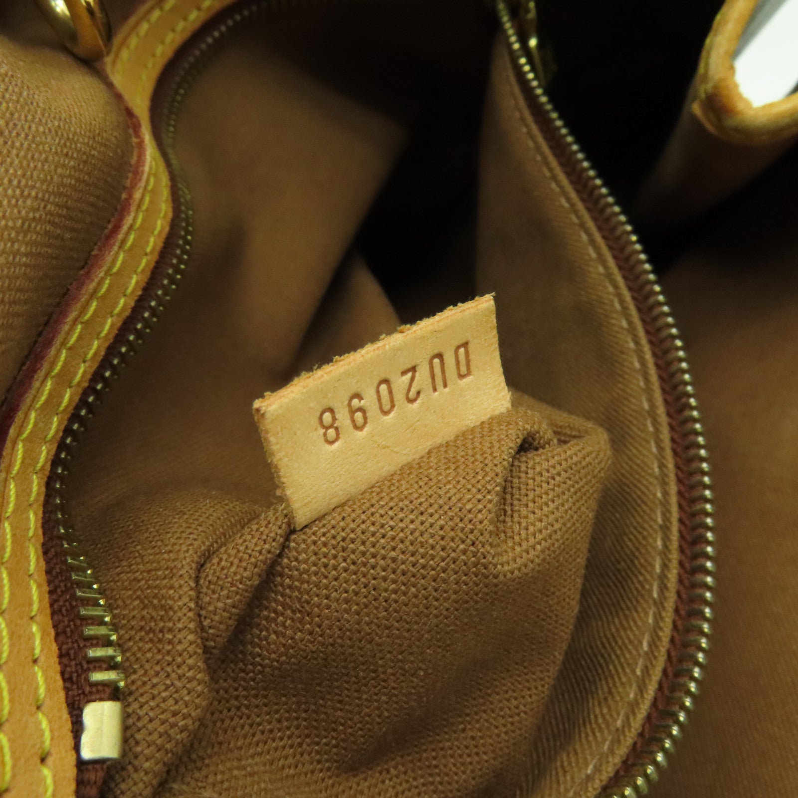 LOUIS VUITTON Monogram Batignolles Horizontal金扣肩背袋棕色