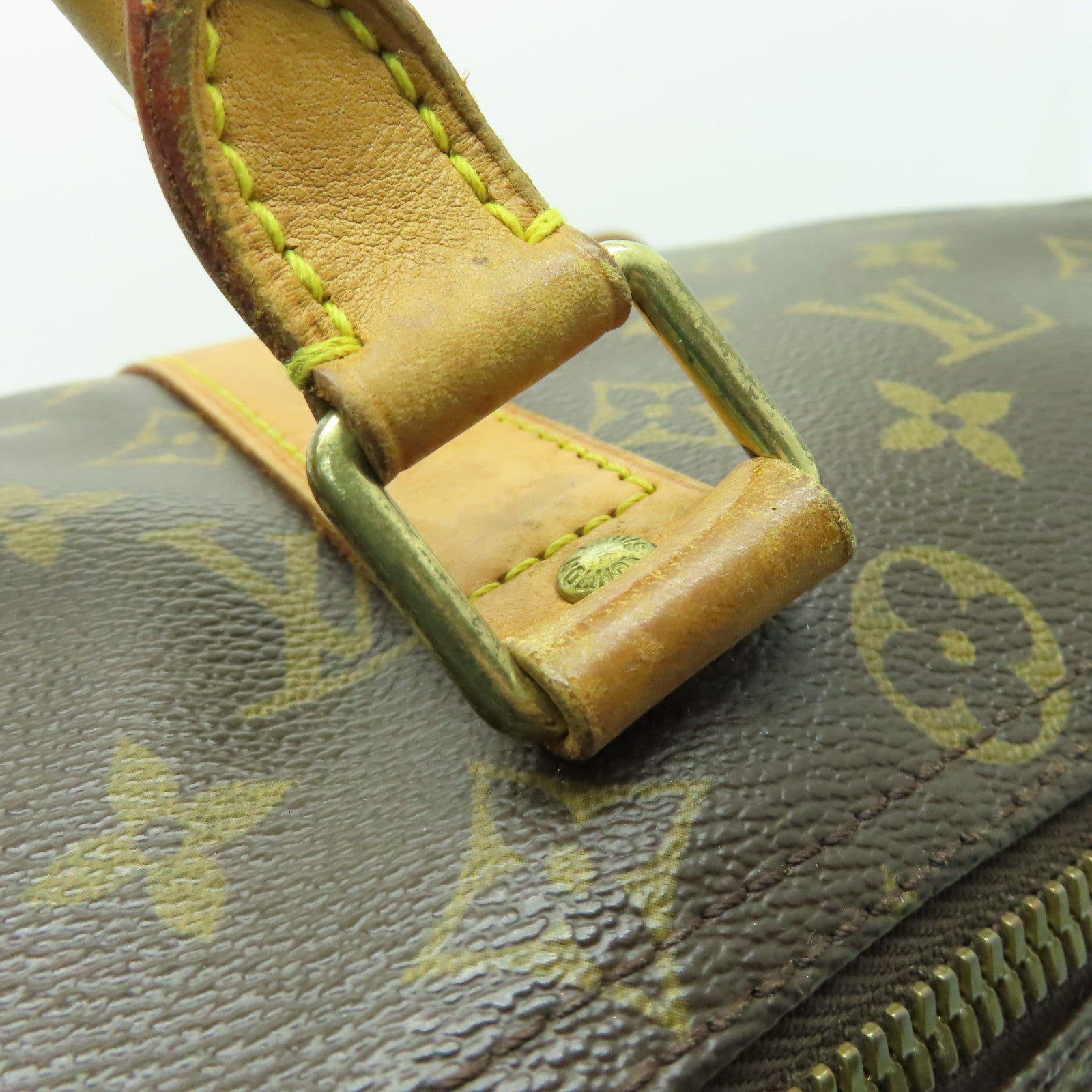 LOUIS VUITTON 【激減優惠】Monogram Keepall 45 Bandouliere金扣波士頓包棕色