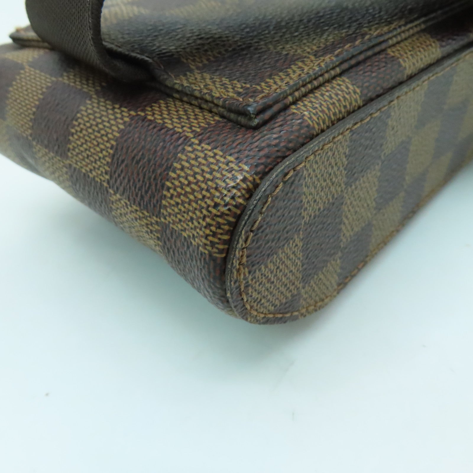 LOUIS VUITTON Damier Geronimos金扣腰包啡色