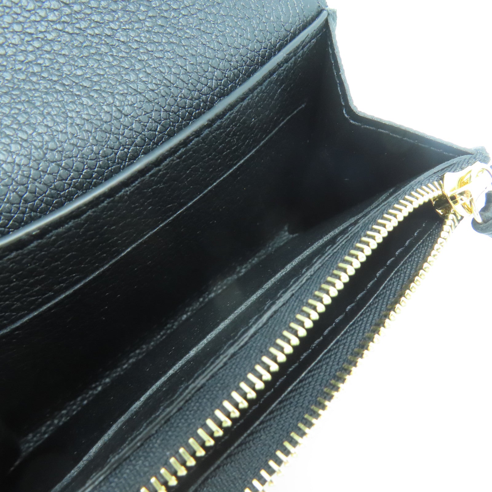 LOUIS VUITTON Monogram Empreinte Rosalie Coin Purse金扣零錢包黑色