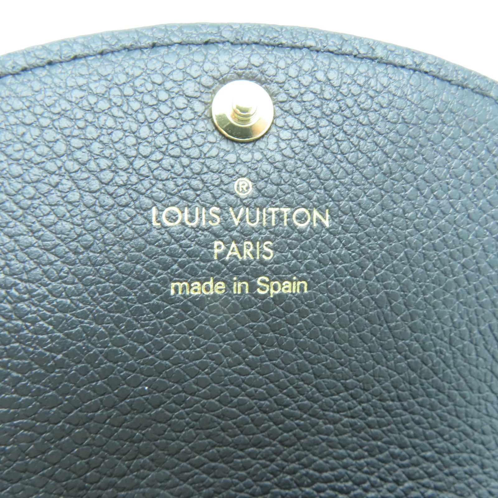 LOUIS VUITTON Monogram Empreinte Rosalie Coin Purse金扣零錢包黑色