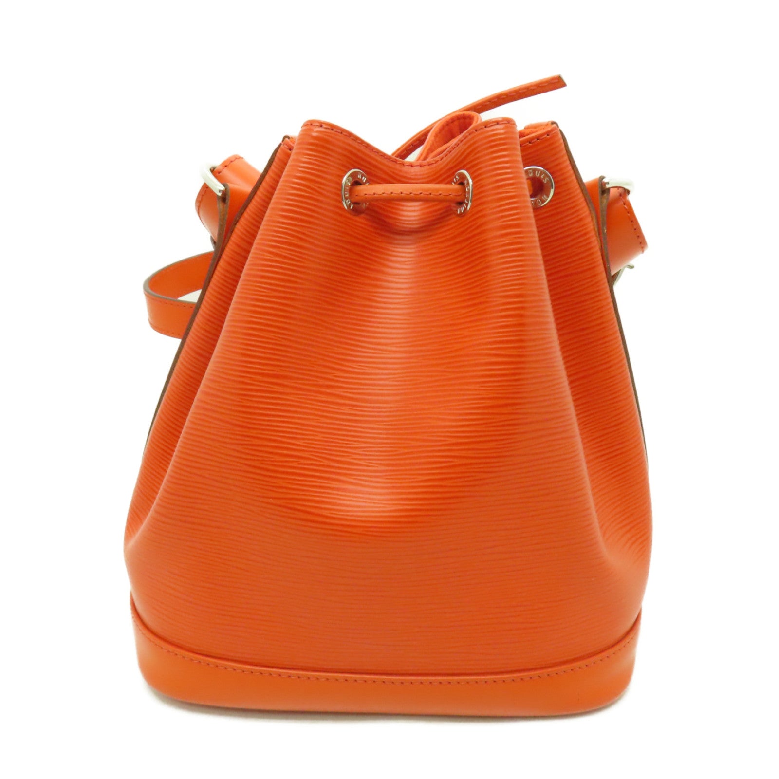 LOUIS VUITTON Epi Noe BB銀扣肩背袋橙色