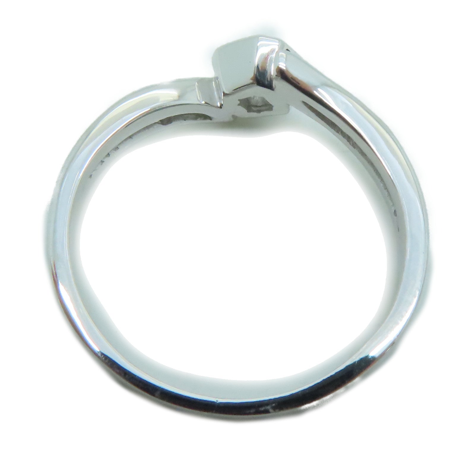 JEWELRY [Sharp Discount] 18K White Gold Diamond Ring US#5.75