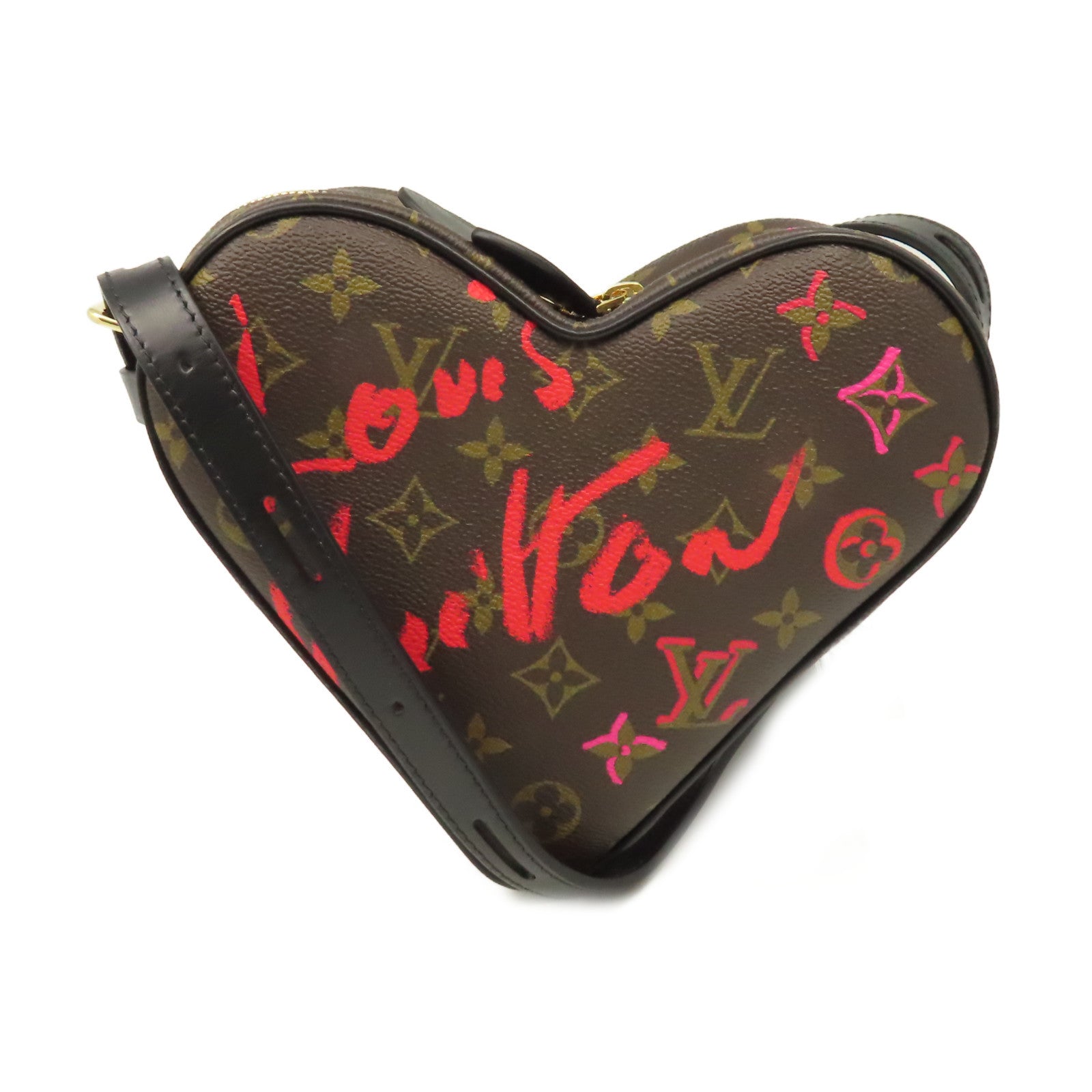LOUIS VUITTON Monogram Fall In Love Sac Coeur Shoulder Bag肩背袋啡色