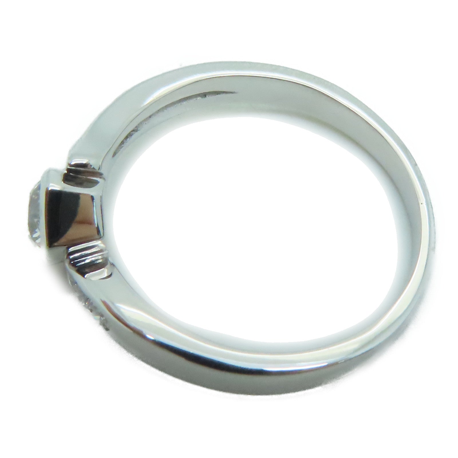 JEWELRY [Sharp Discount] 18K White Gold Diamond Ring US#5.75