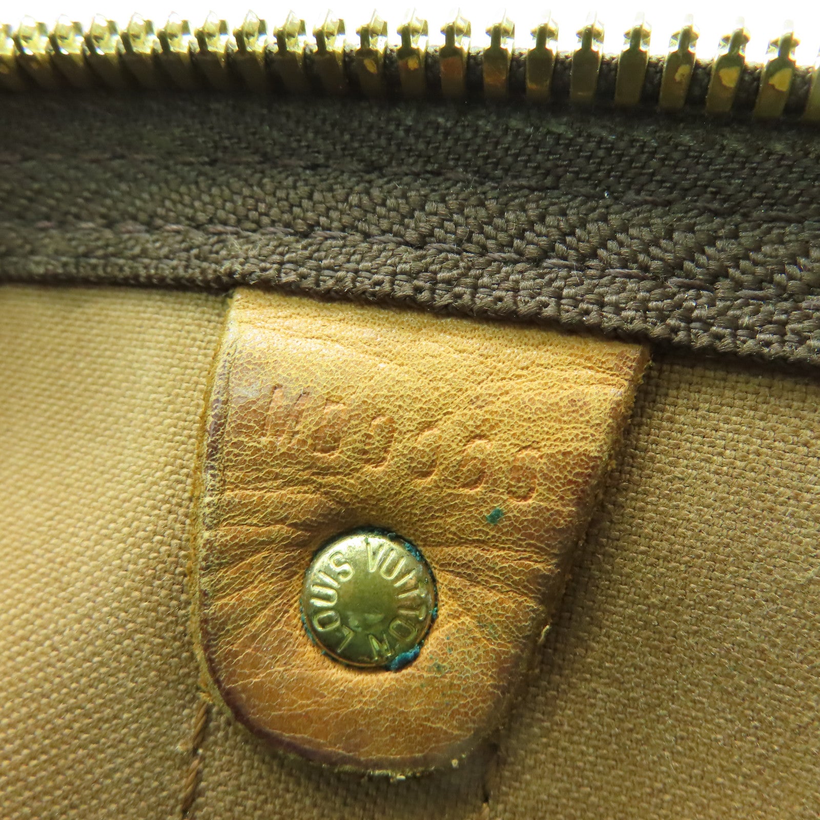 LOUIS VUITTON 【激減優惠】Monogram Keepall 45 Bandouliere金扣波士頓包棕色