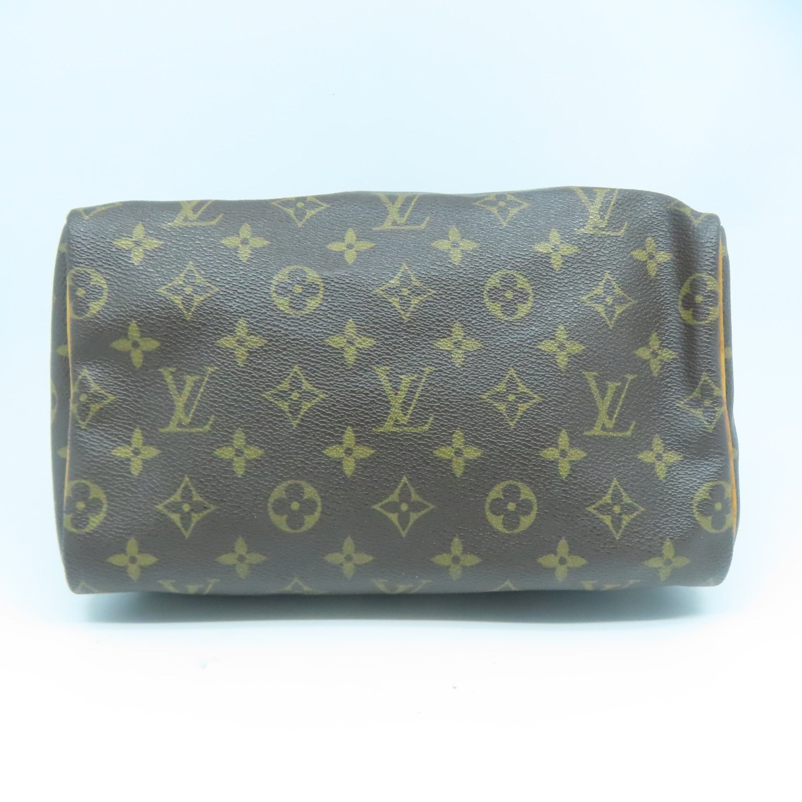 LOUIS VUITTON Monogram Speedy 25金扣手挽袋啡色