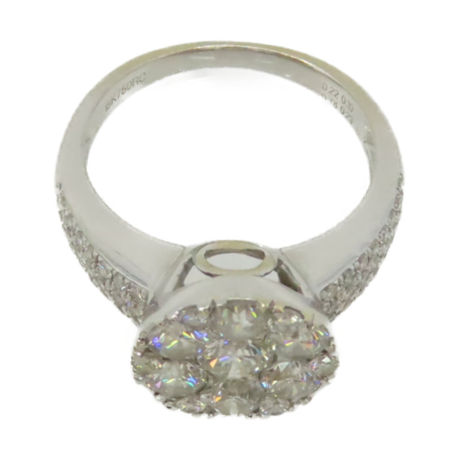 JEWELRY 【激減優惠】18K白金Diamond Ring 0.22ct/0.78ct/0.10ct/0.23ct鑽石戒指US#4.75