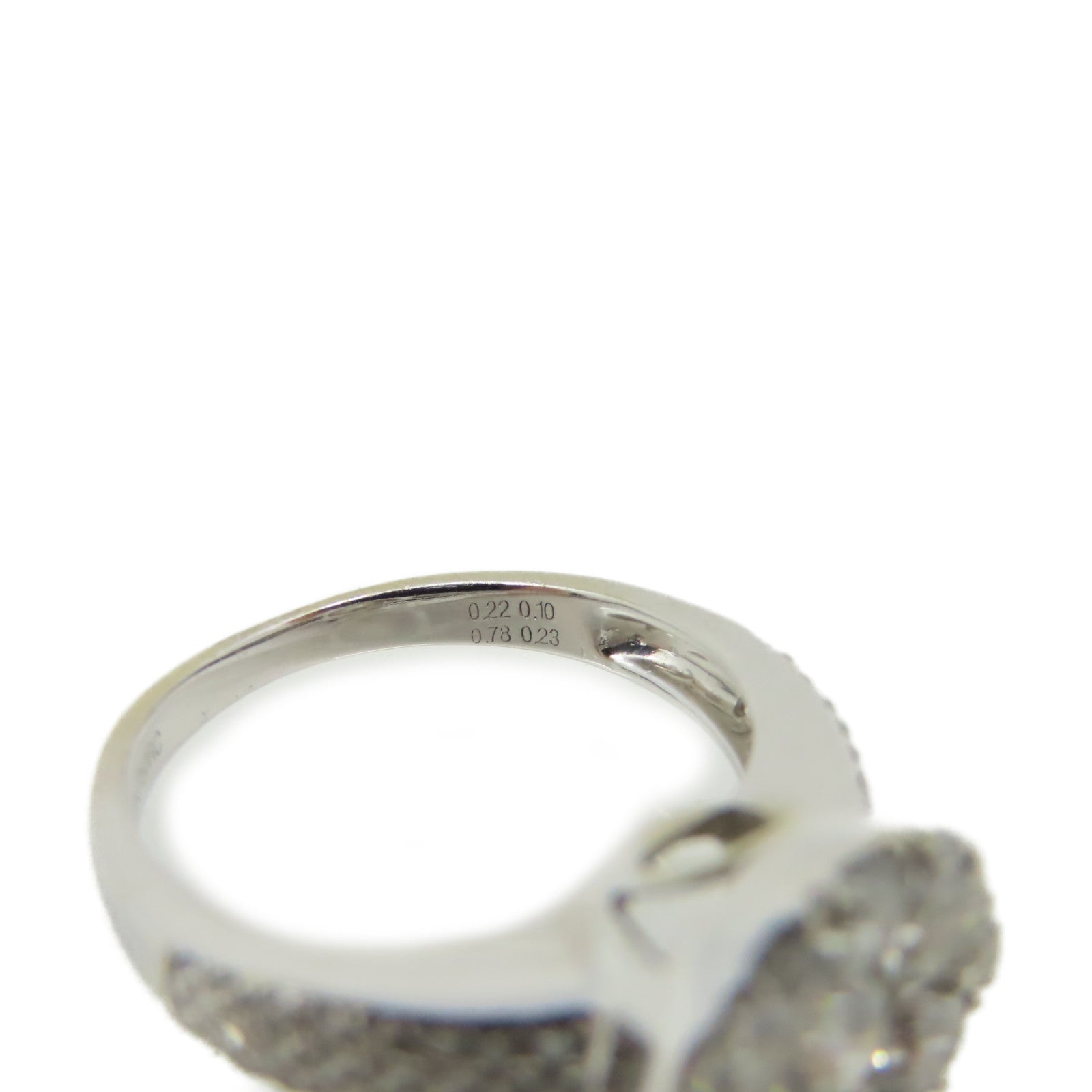 JEWELRY 【激減優惠】18K白金Diamond Ring 0.22ct/0.78ct/0.10ct/0.23ct鑽石戒指US#4.75