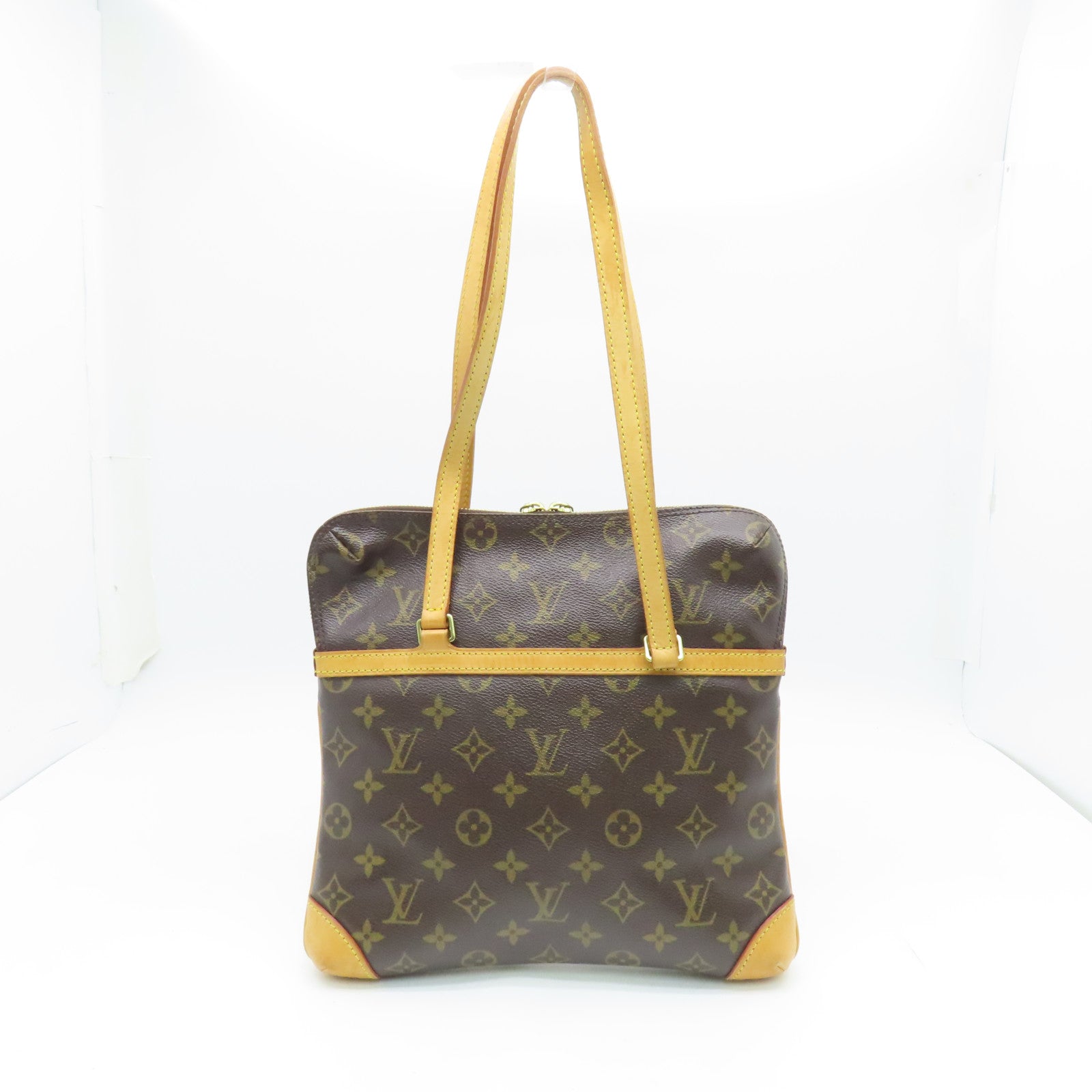 LOUIS VUITTON Monogram Coussin GM金扣肩背袋啡色