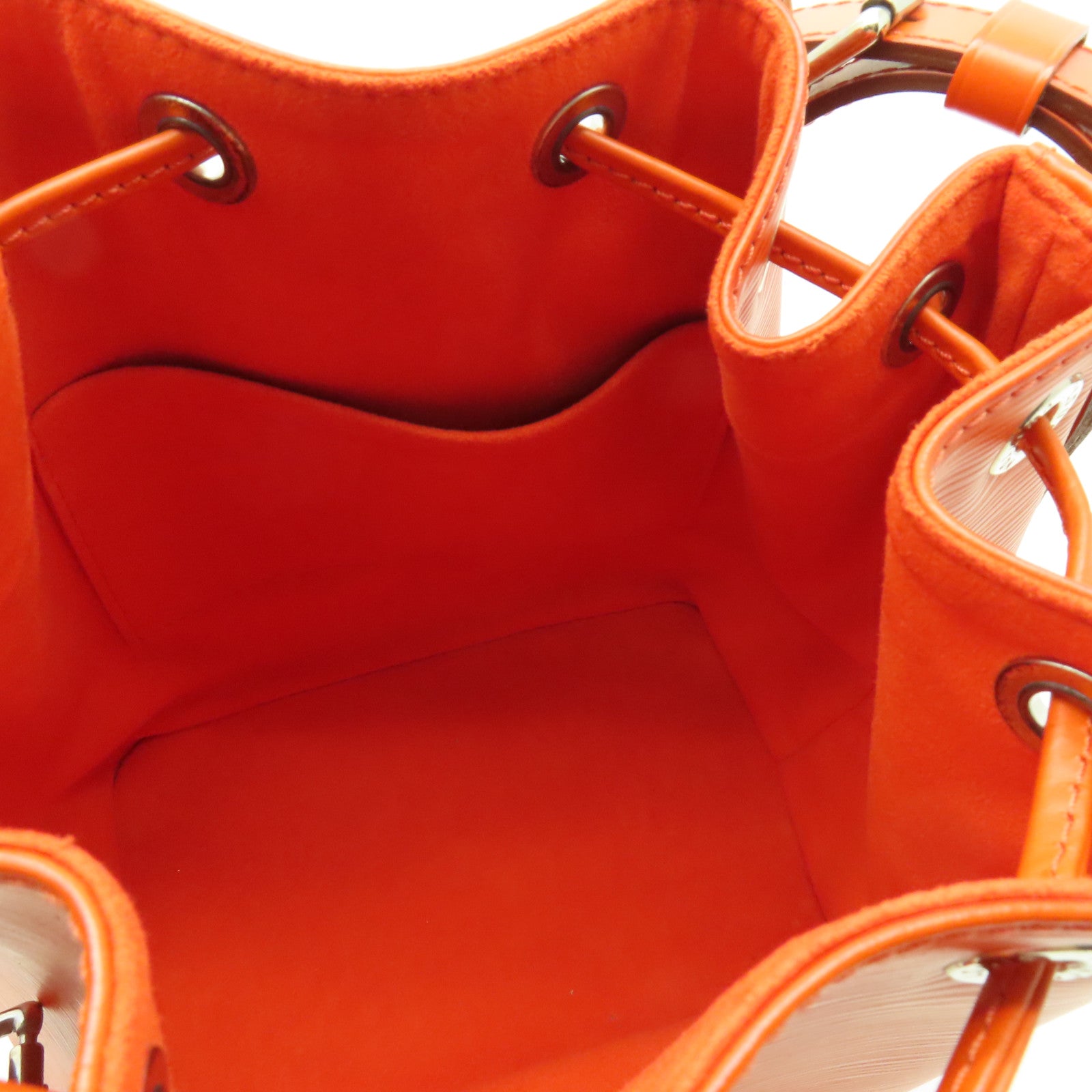 LOUIS VUITTON Epi Noe BB銀扣肩背袋橙色