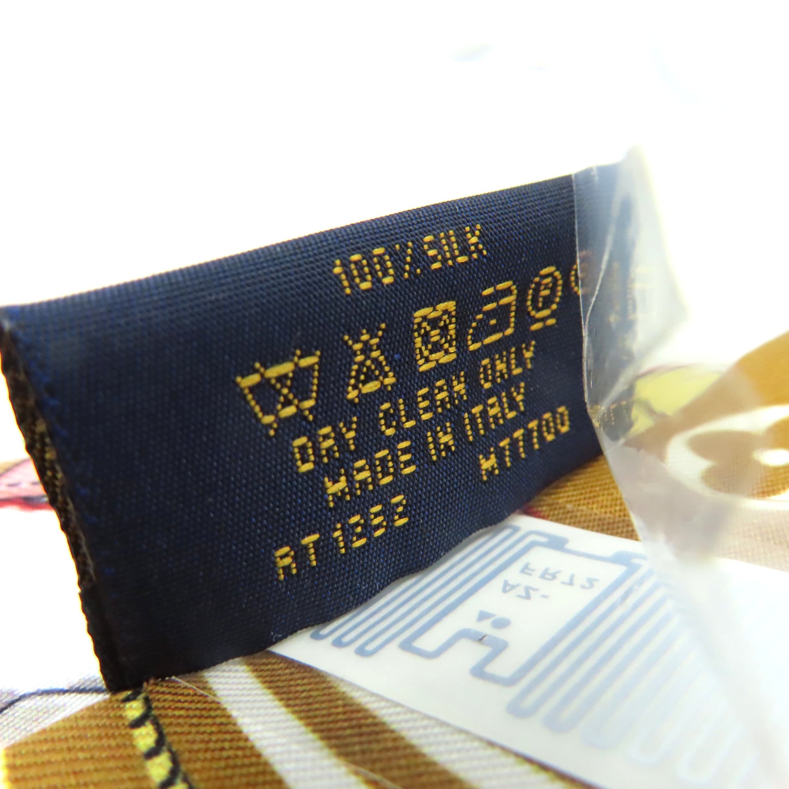 LOUIS VUITTON 絲質Mix and Straps Scarf絲巾啡色/粉紅色/彩色
