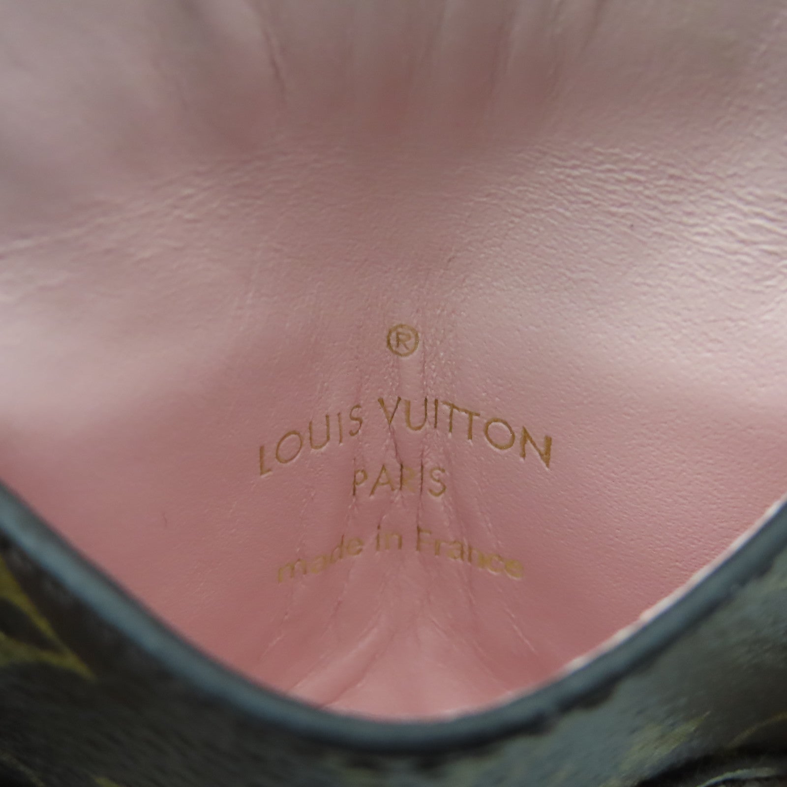 LOUIS VUITTON Monogram Key Ring/Charm金扣鑰匙圈/掛飾啡色