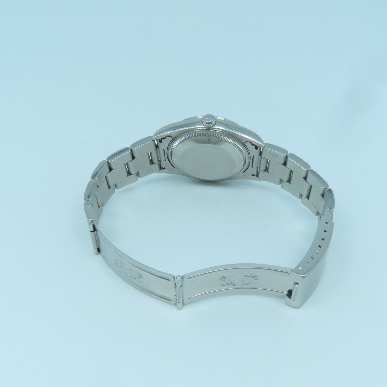 ROLEX Oyster Perpetual Watch不鏽鋼自動機芯手錶藍色/銀色